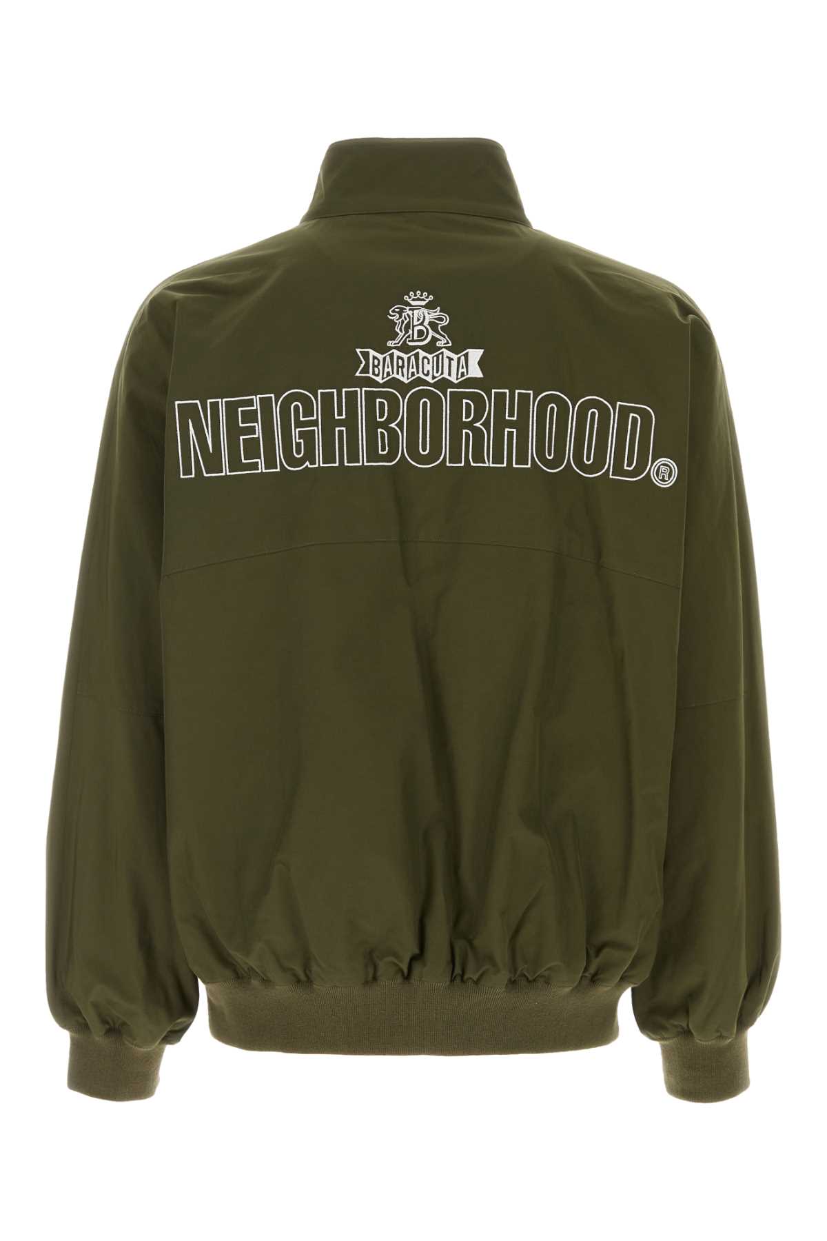 Baracuta High Neck Panelled Jacket In Beech