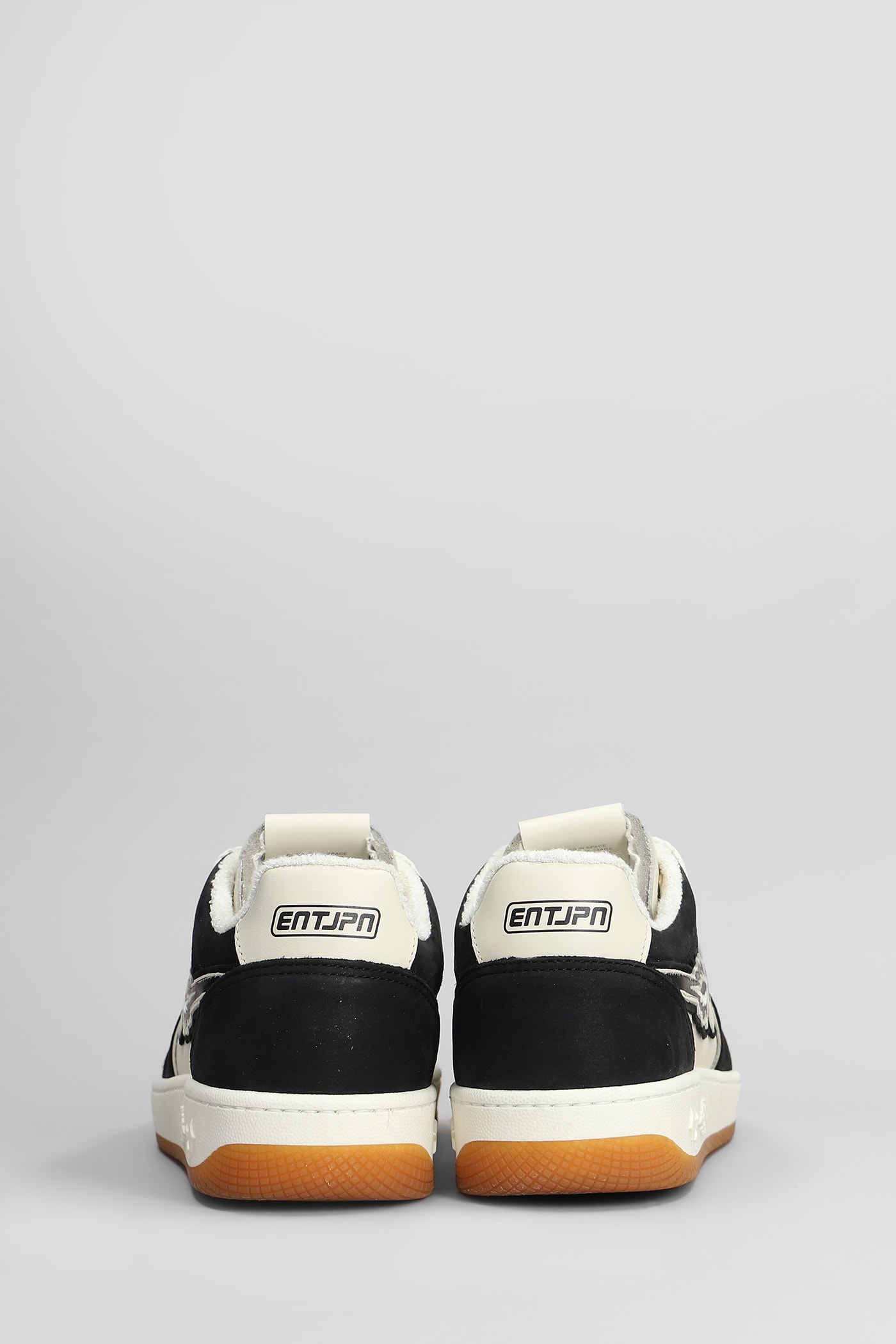 Enterprise Japan Egg Rocket Sneakers In Beige Suede And Leather