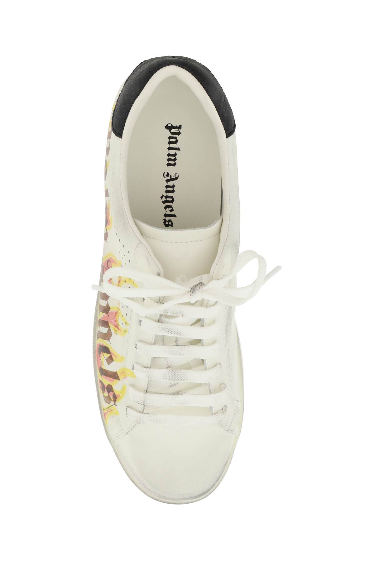 Shop Palm Angels Flame Print Palm One Sneakers