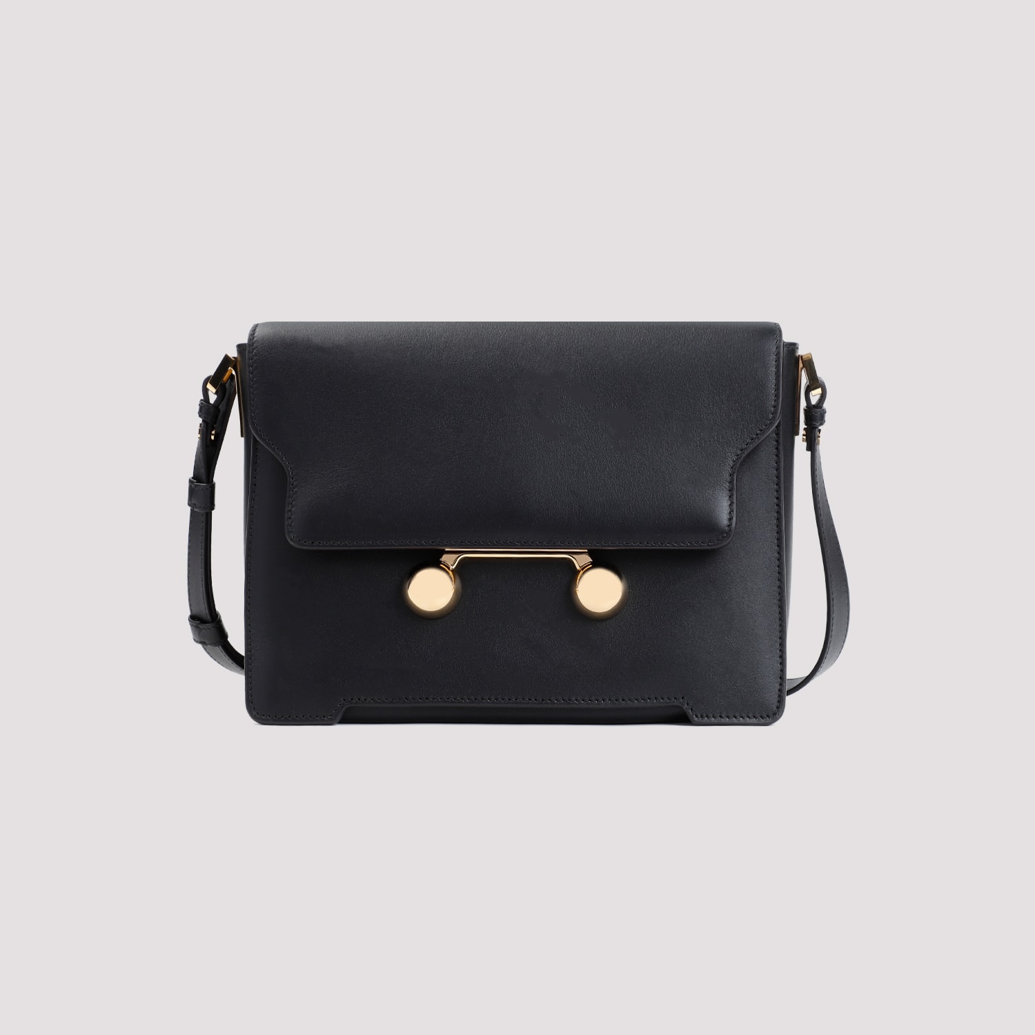 Shop Marni Medium Shoulder Bag In Black