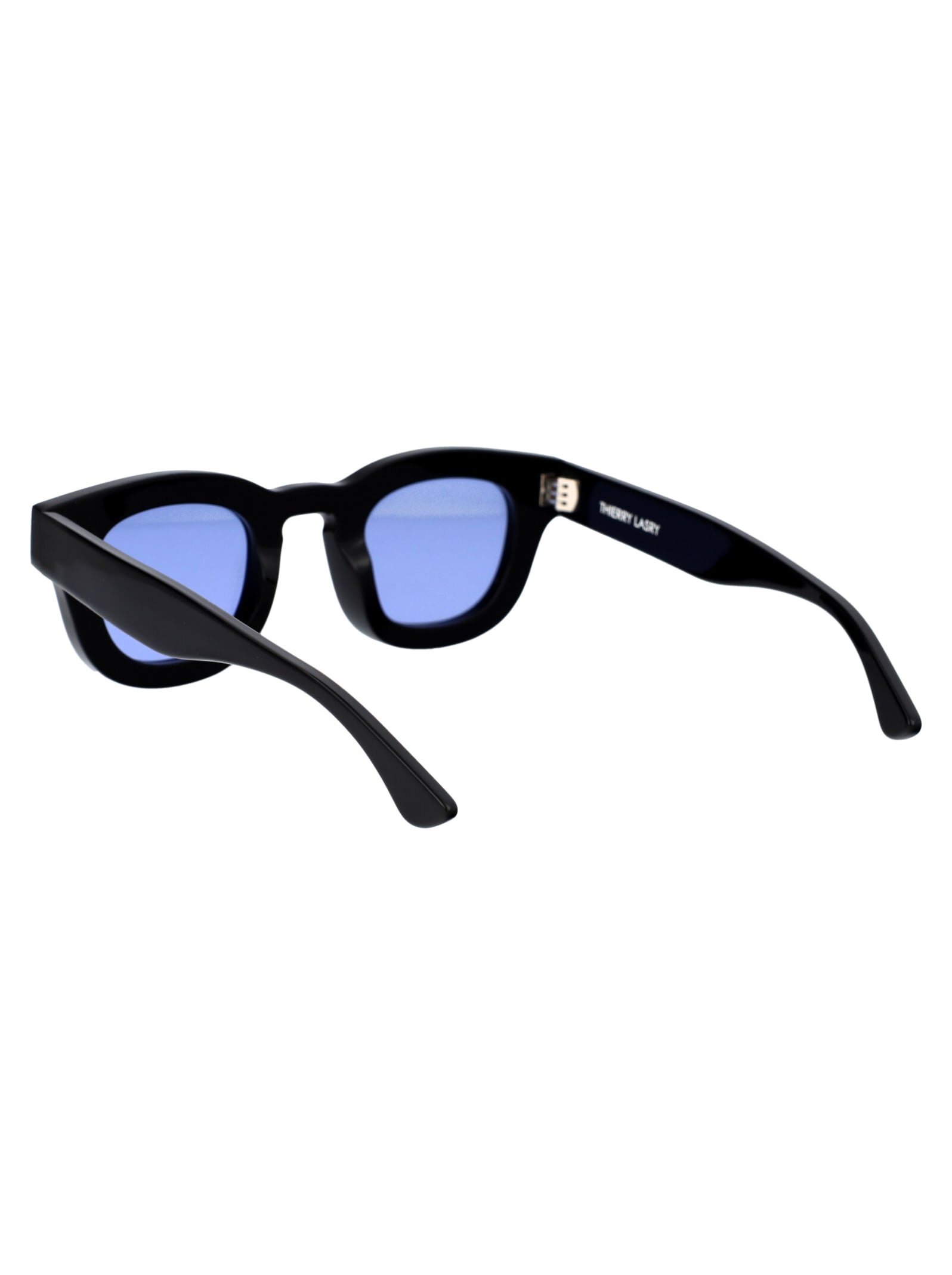 Shop Thierry Lasry Darksidy Sunglasses In 101 Light Blue