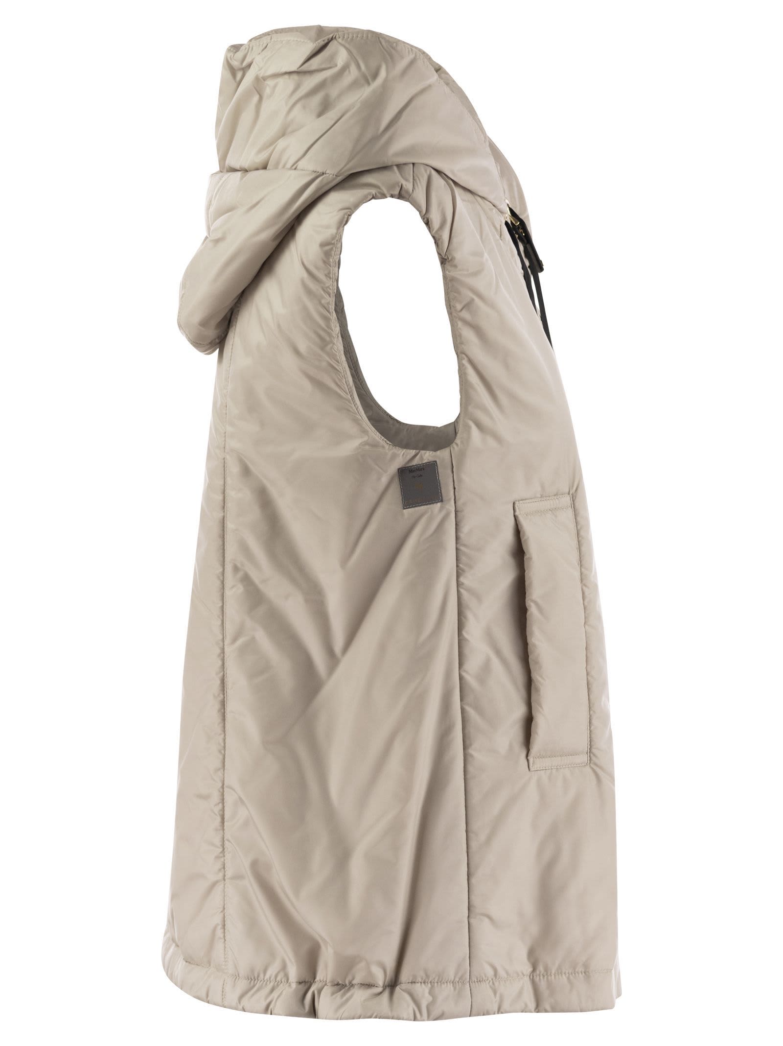 Max Mara The Cube Greengo Sleeveless Puffer Beige In Neutral