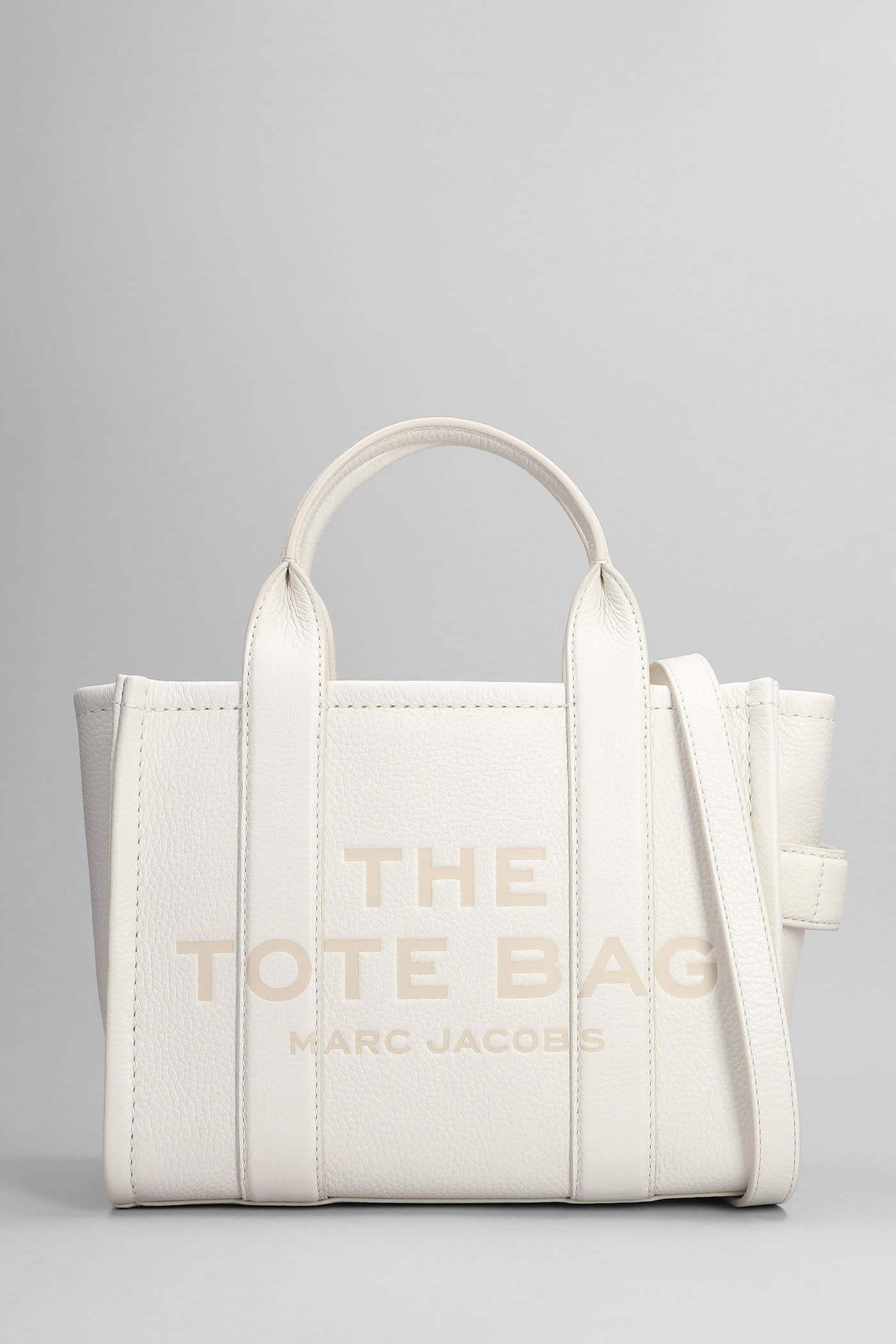 Marc Jacobs The Mini Tote Tote In White Leather
