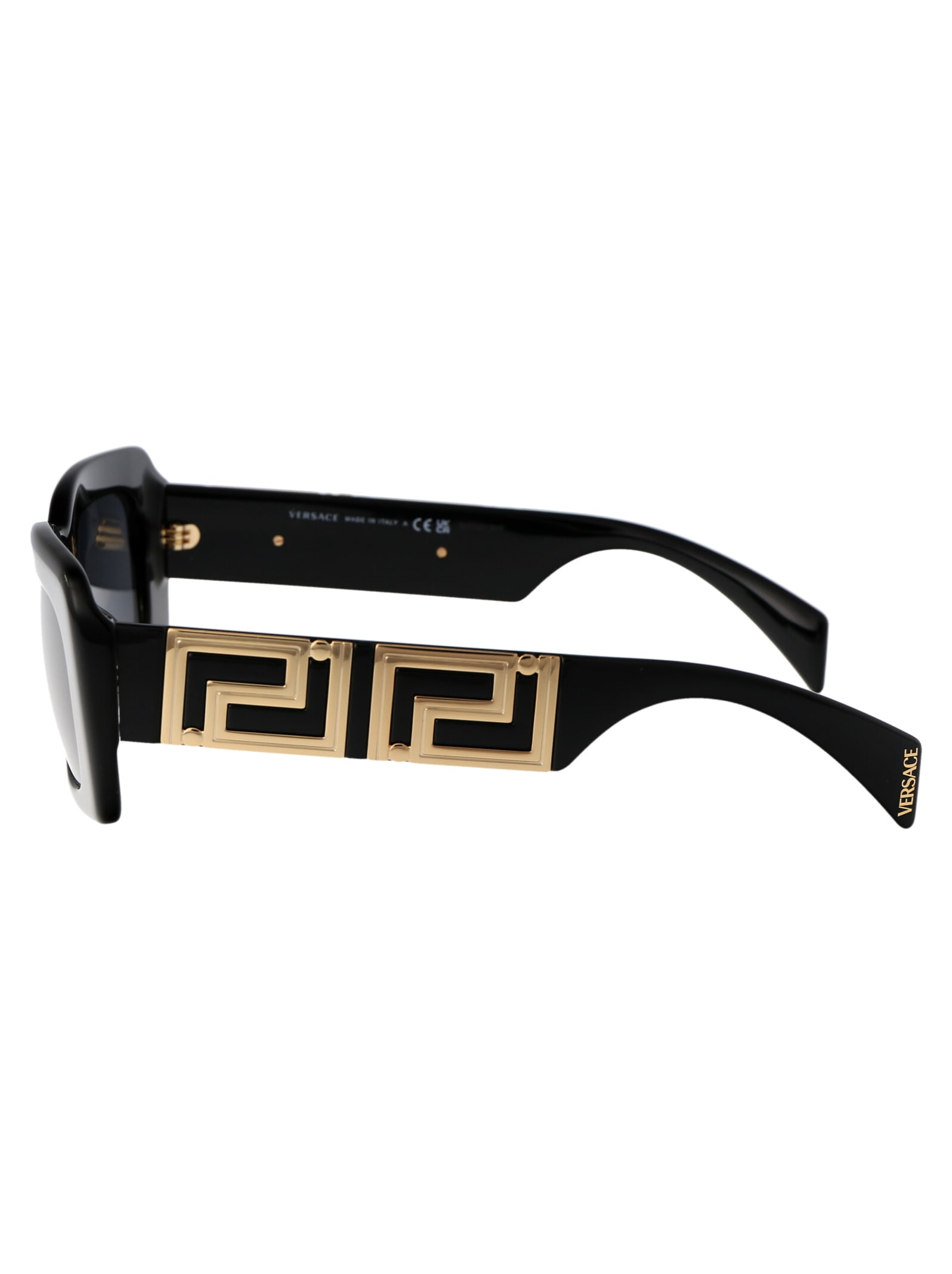 Shop Versace 0ve4444u Sunglasses In Gb1/87 Black