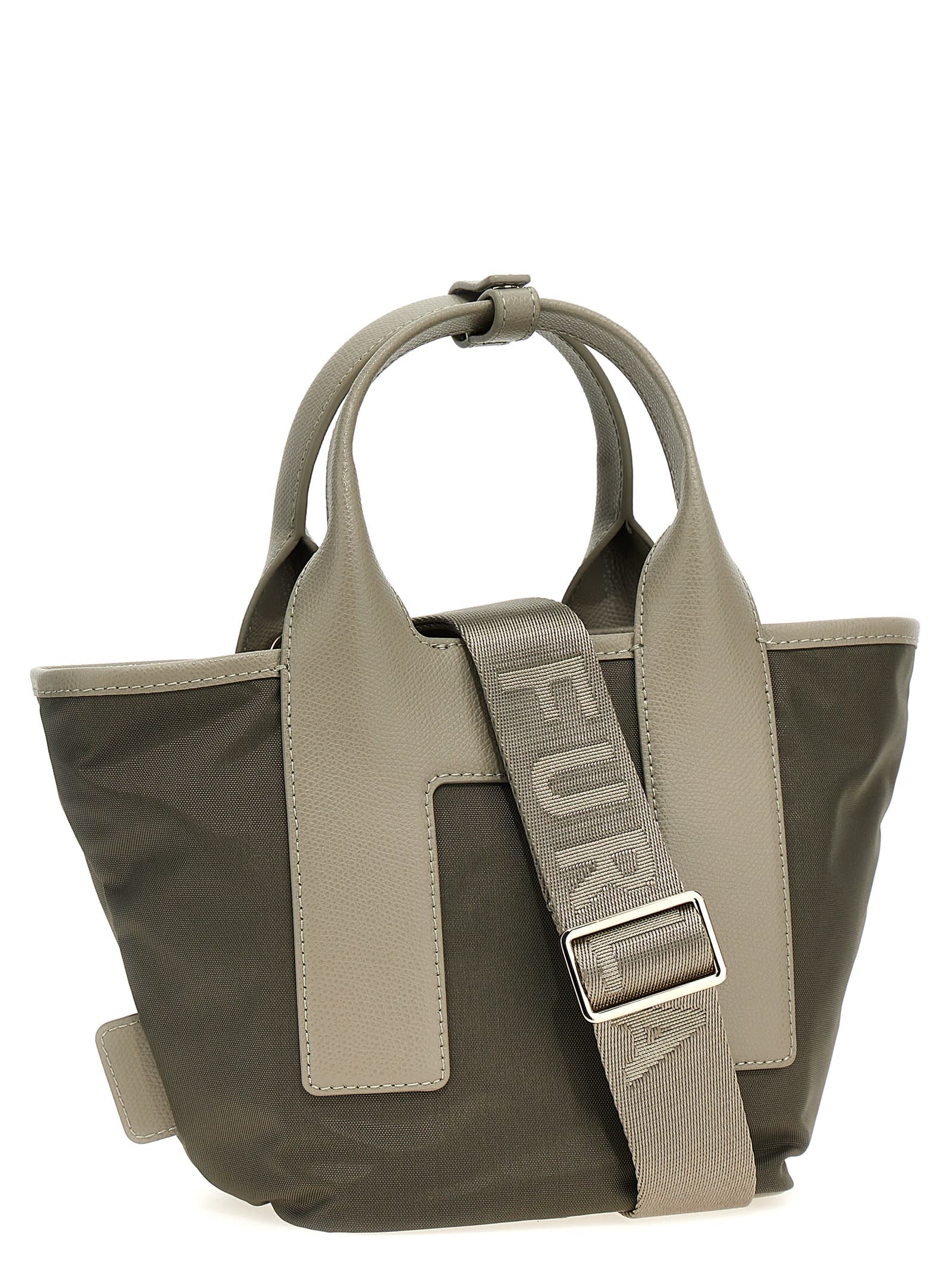 Shop Furla Piuma S Shopping Bag In Gray