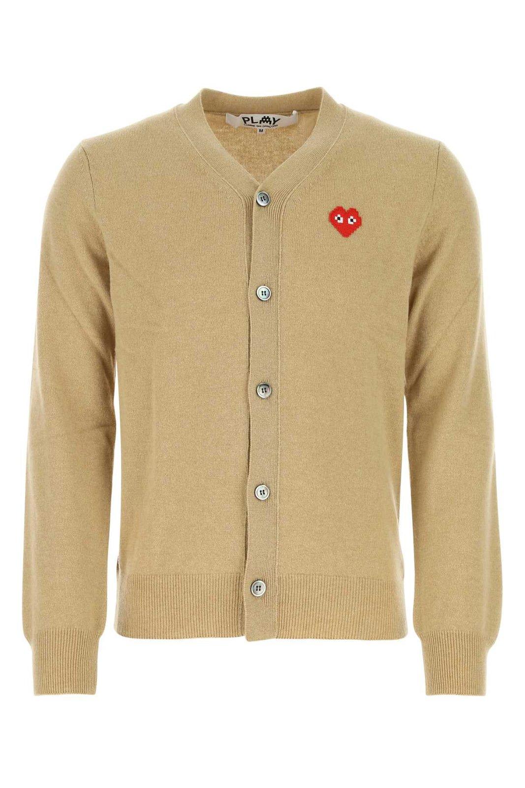 Logo Patch Buttoned Cardigan