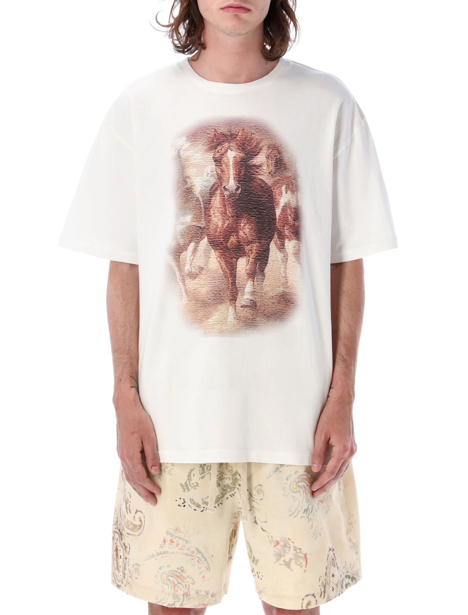 1989 STUDIO HORSE PRINT T-SHIRT