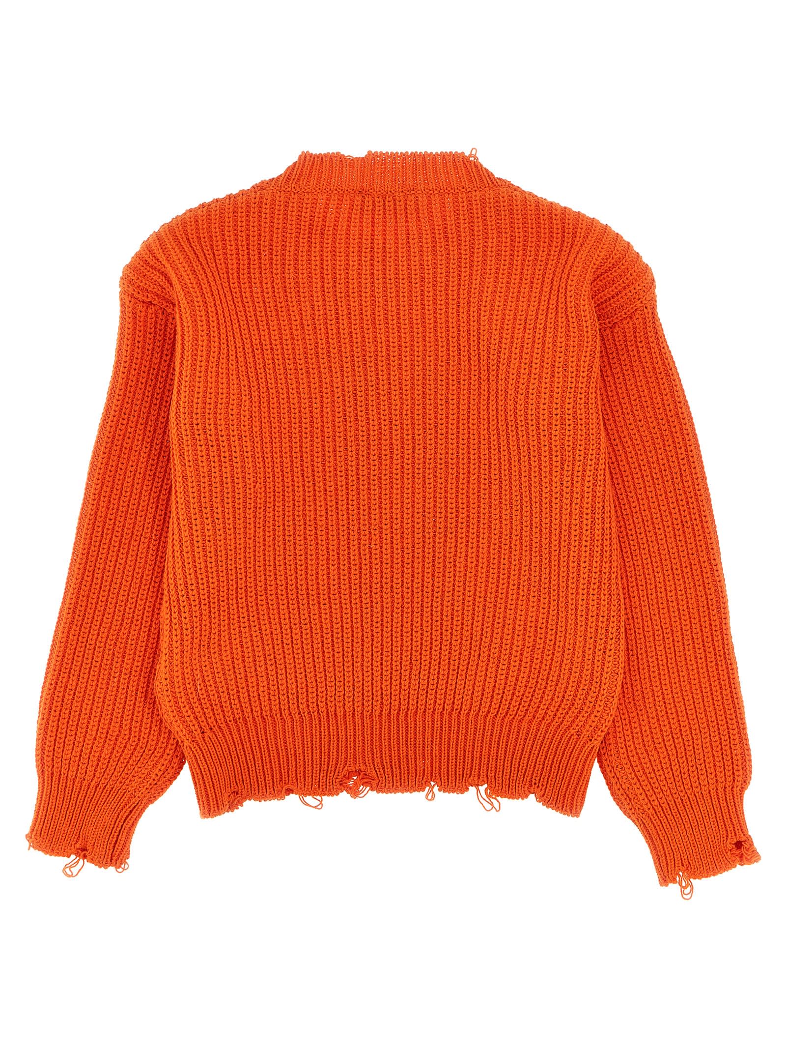 Shop Dsquared2 Logo Sweater In Orange