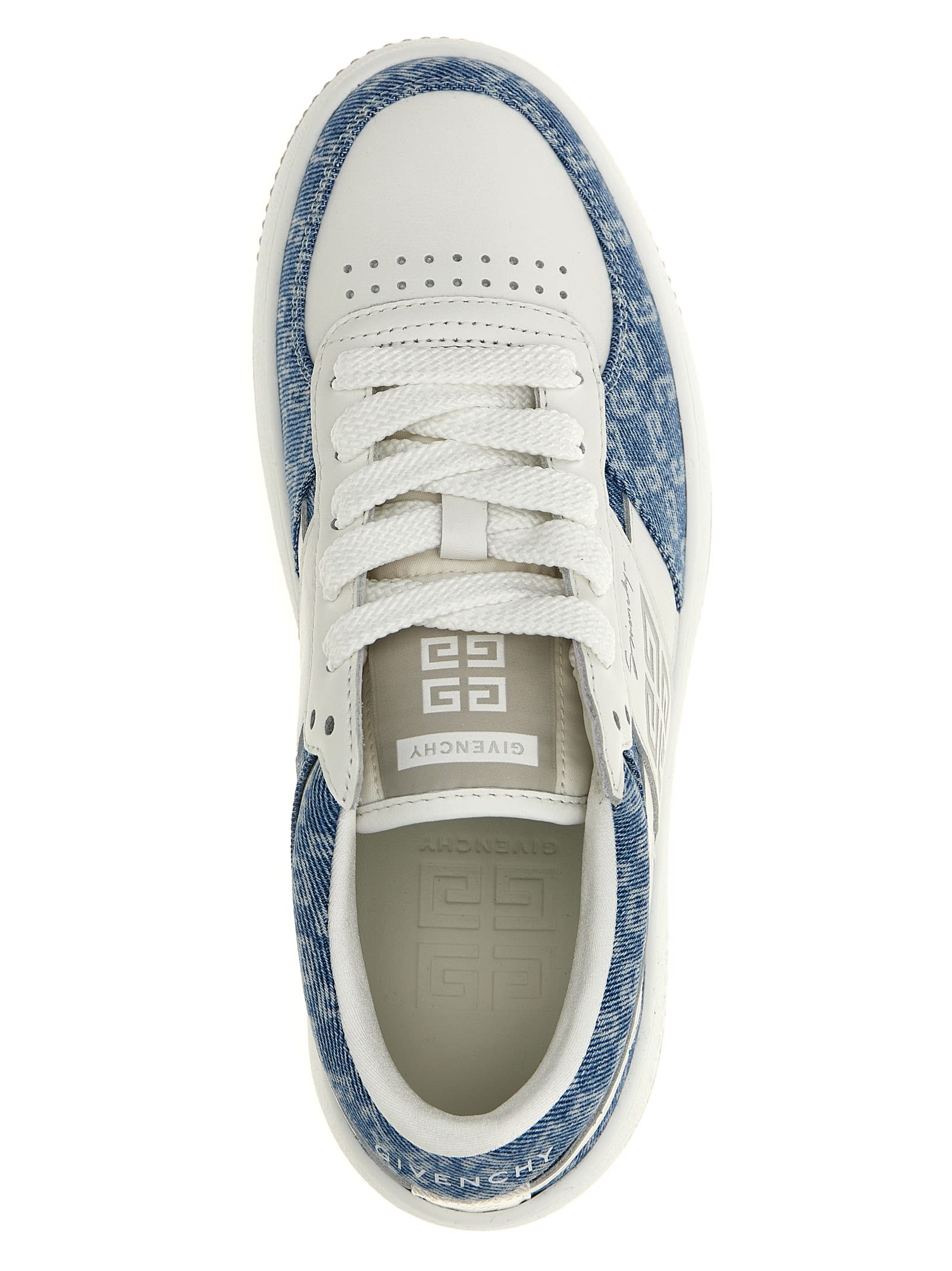 Givenchy Lace Up Sneakers In Blue