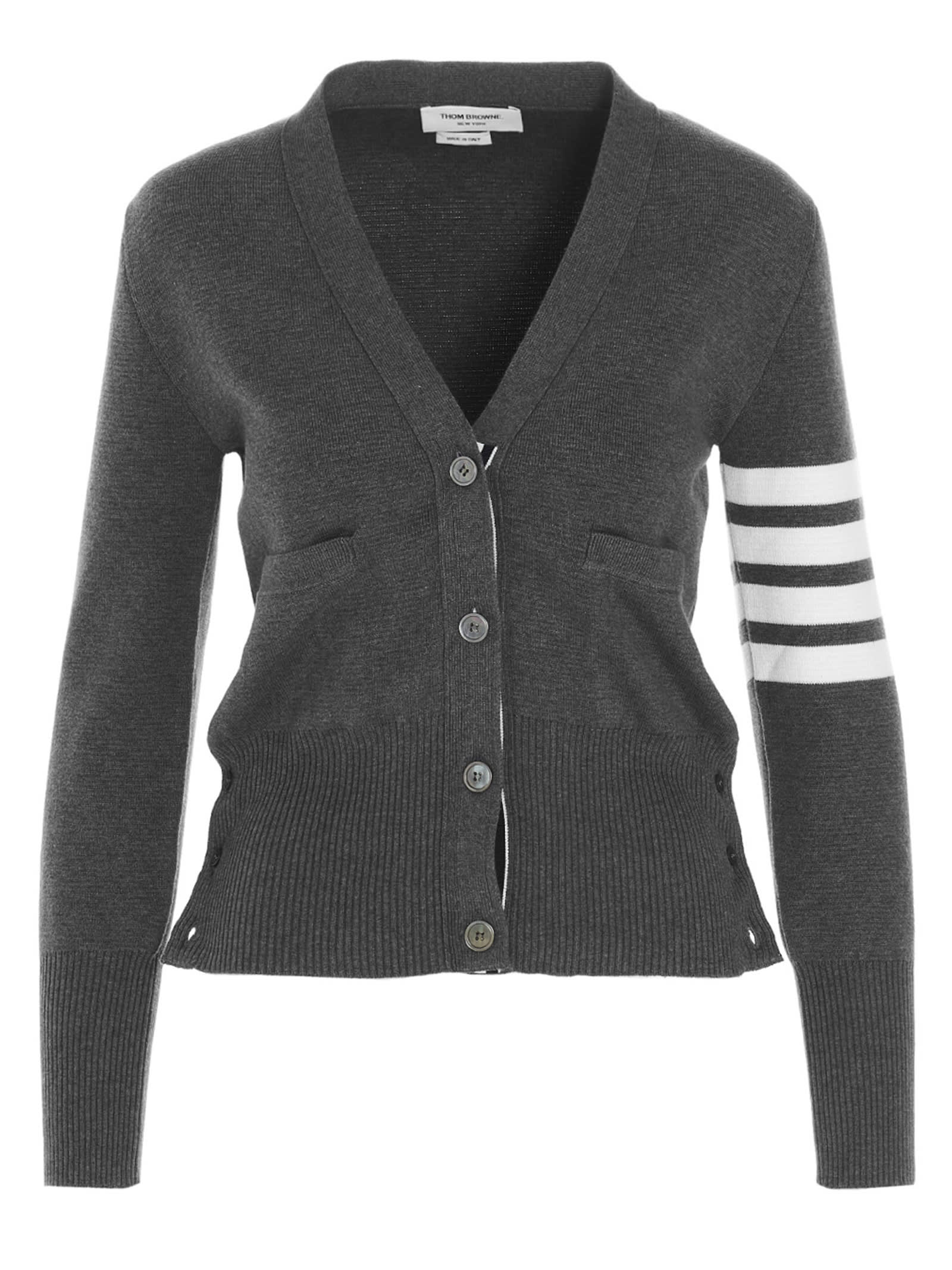 Thom Browne 4 Bar Cardigan - Thom Browne - Modalova