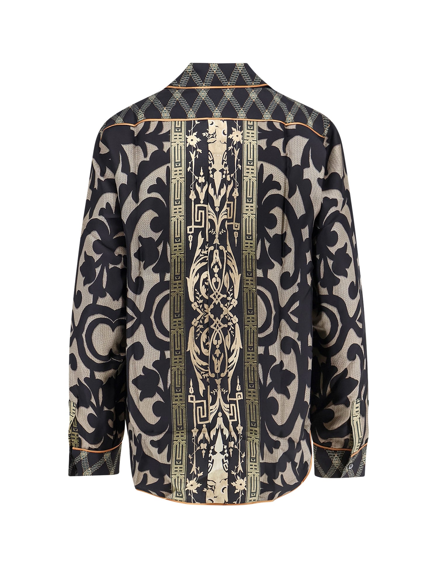 Pierre-louis Mascia Silk Shirt In Gray