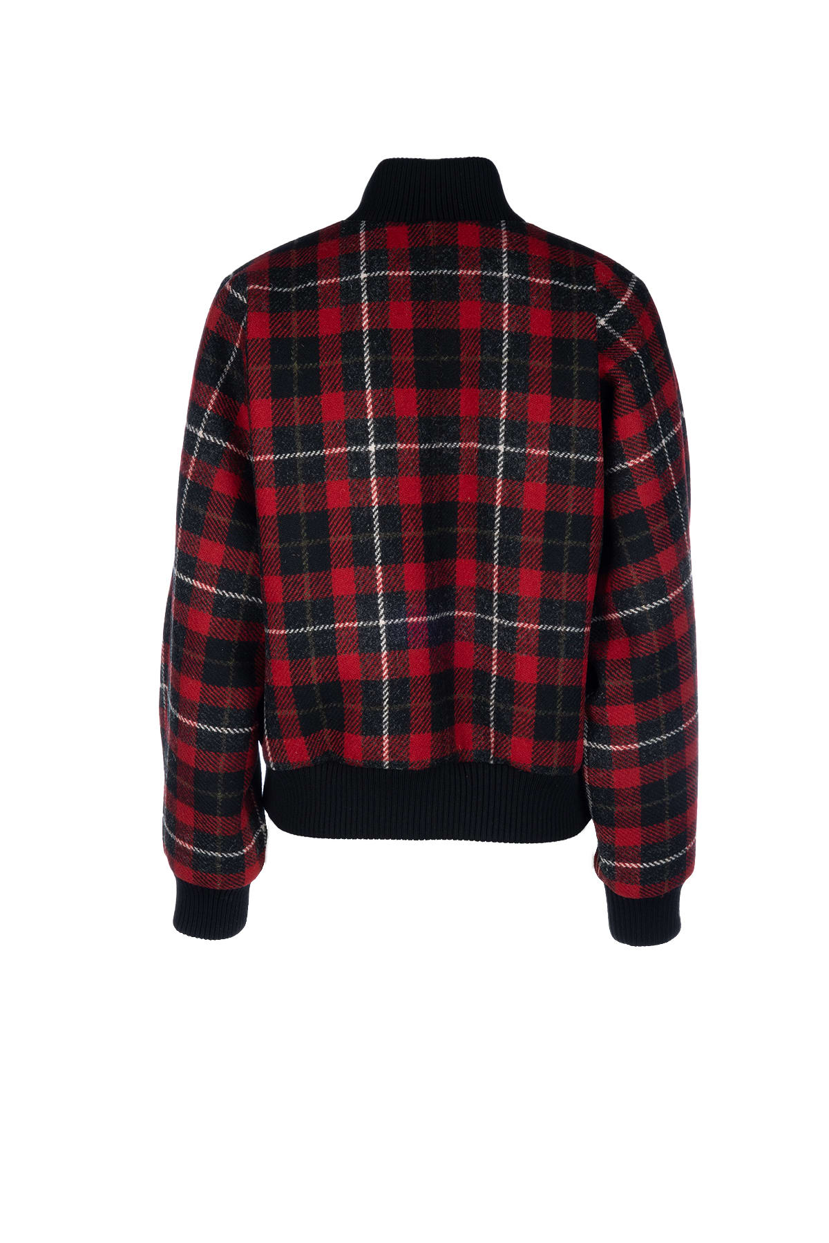 Dior Christian  Checked Bomber Jacket In Multi