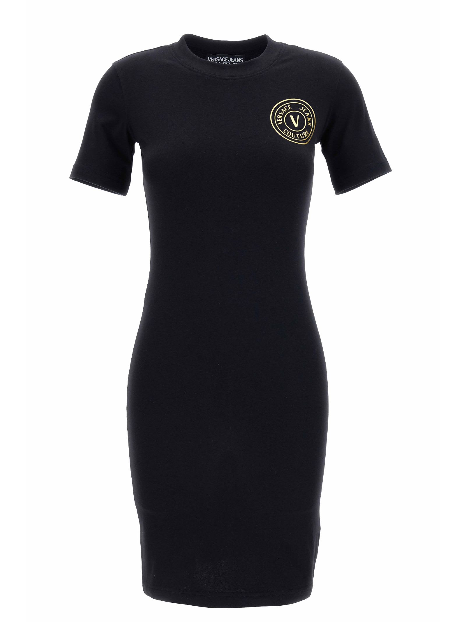Shop Versace Jeans Couture Dress In Black
