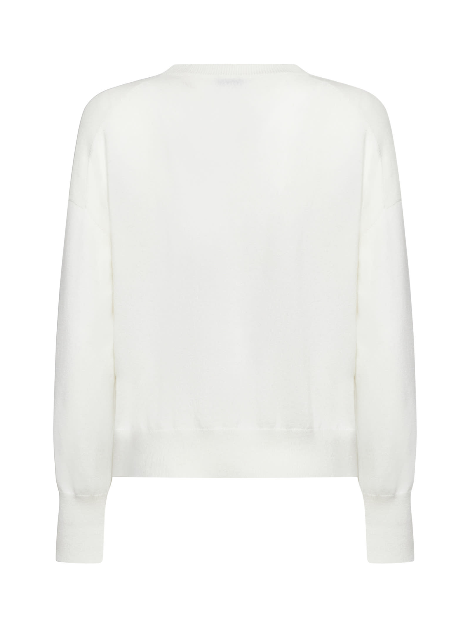 Shop Brunello Cucinelli Sweater In White