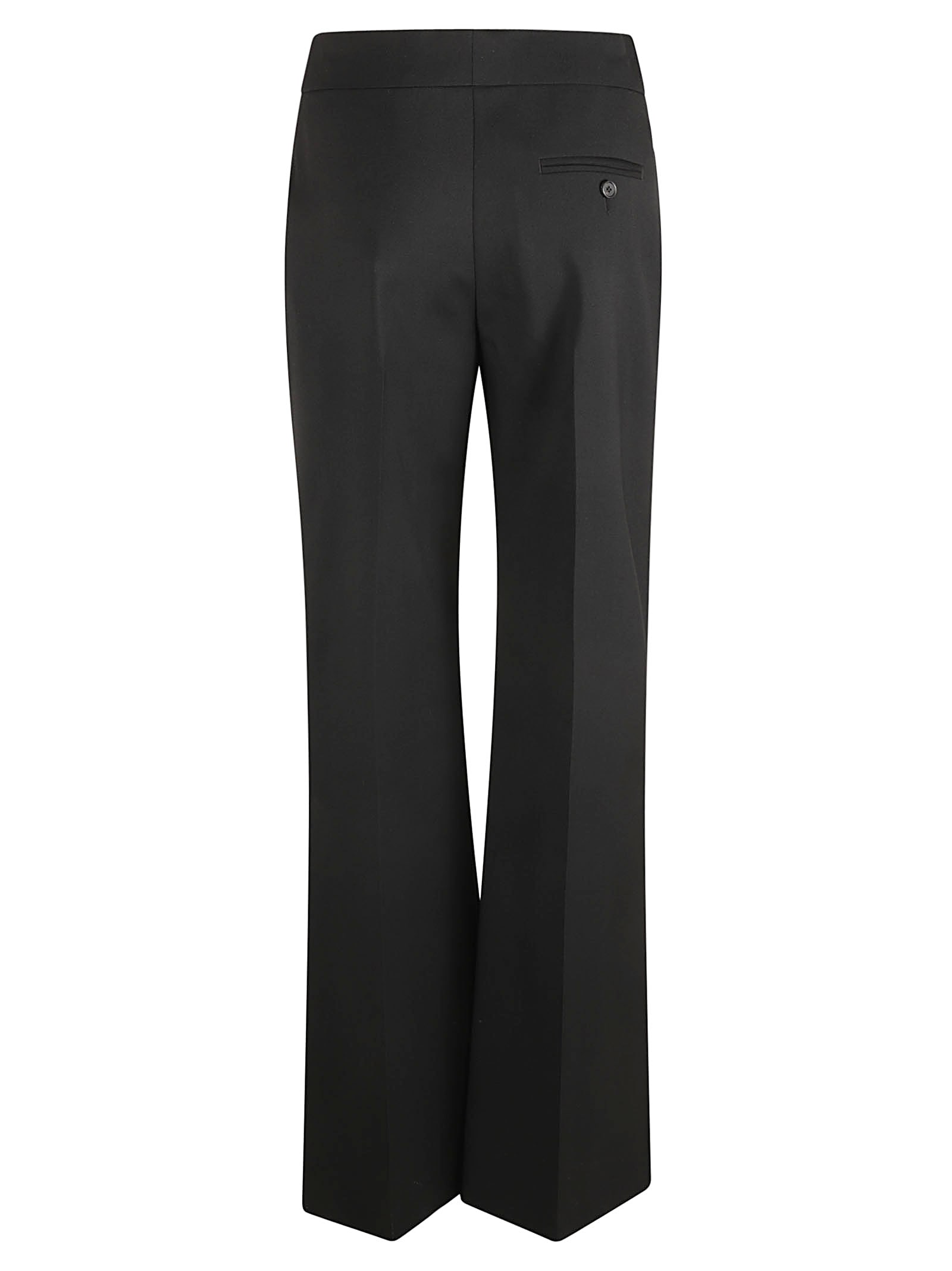 Alexander Mcqueen Tailored Black Trousers With High Waist In Black
