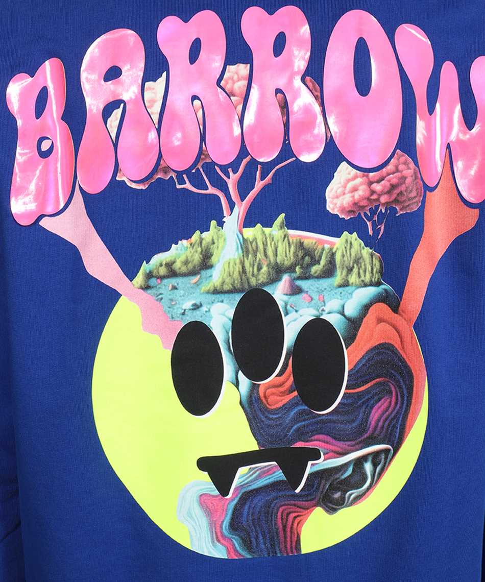 Barrow Hooded Sweatshirt In Blue