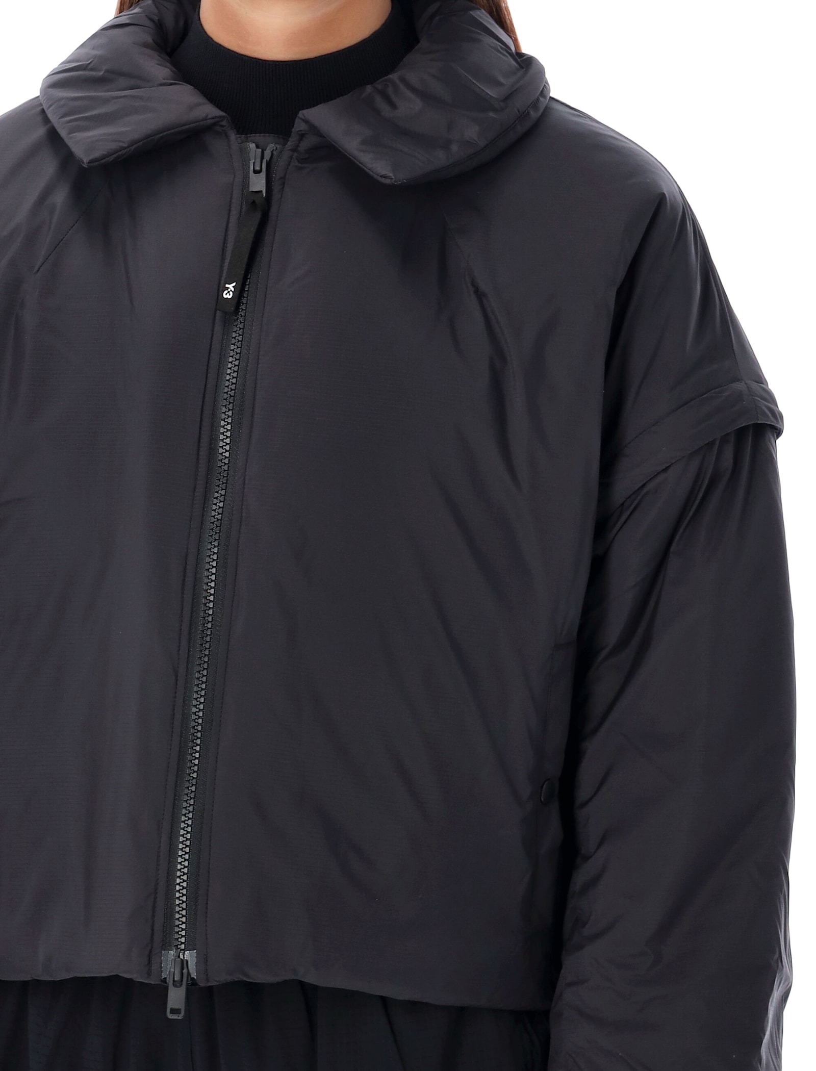 Shop Y-3 Padded Jacket In Black