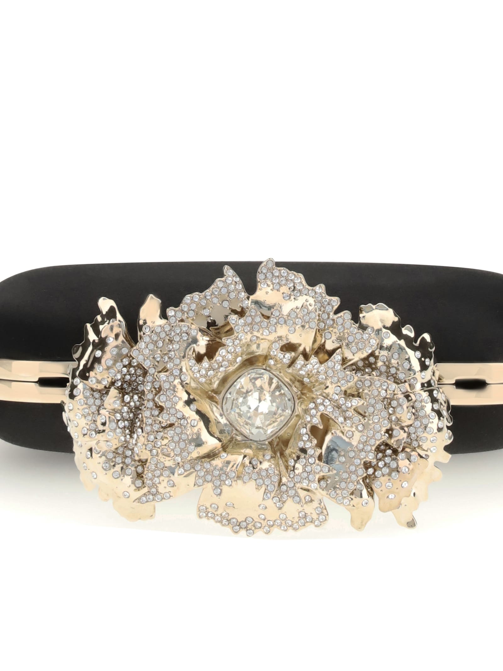 Alexander Mcqueen Carnation Knuckle Clutch