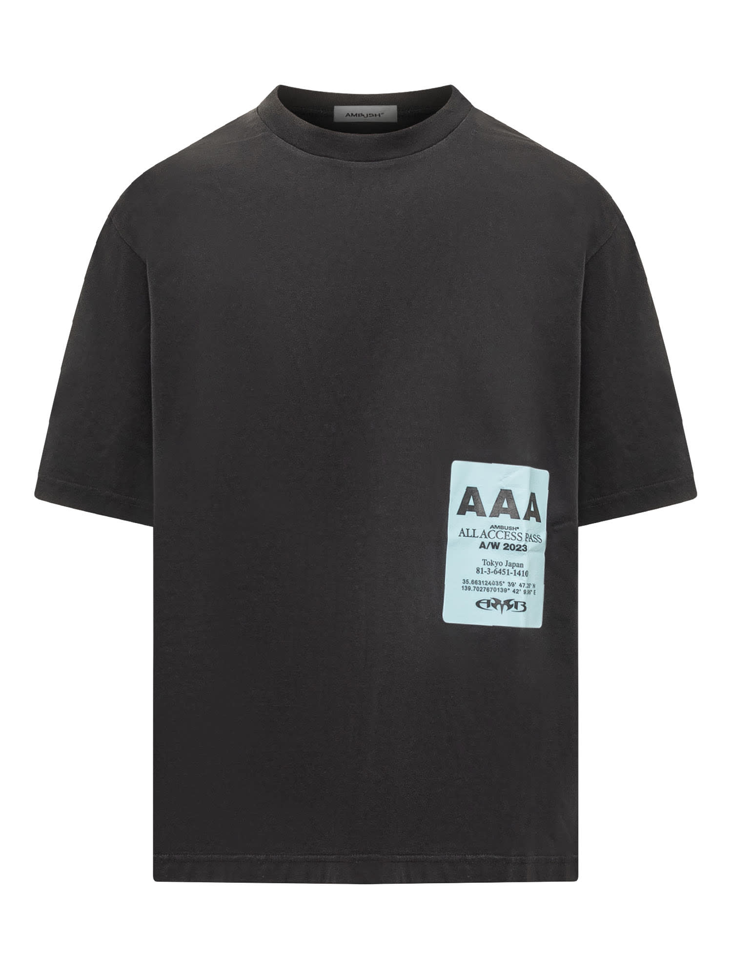 Shop Ambush Pass Graphic T-shirt In Black