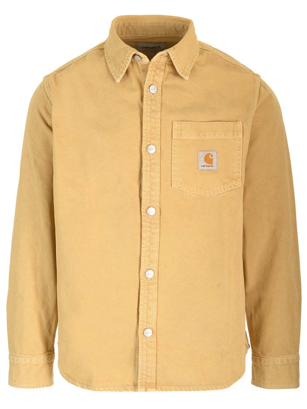 Shop Carhartt George Shirt Jacket In Beige