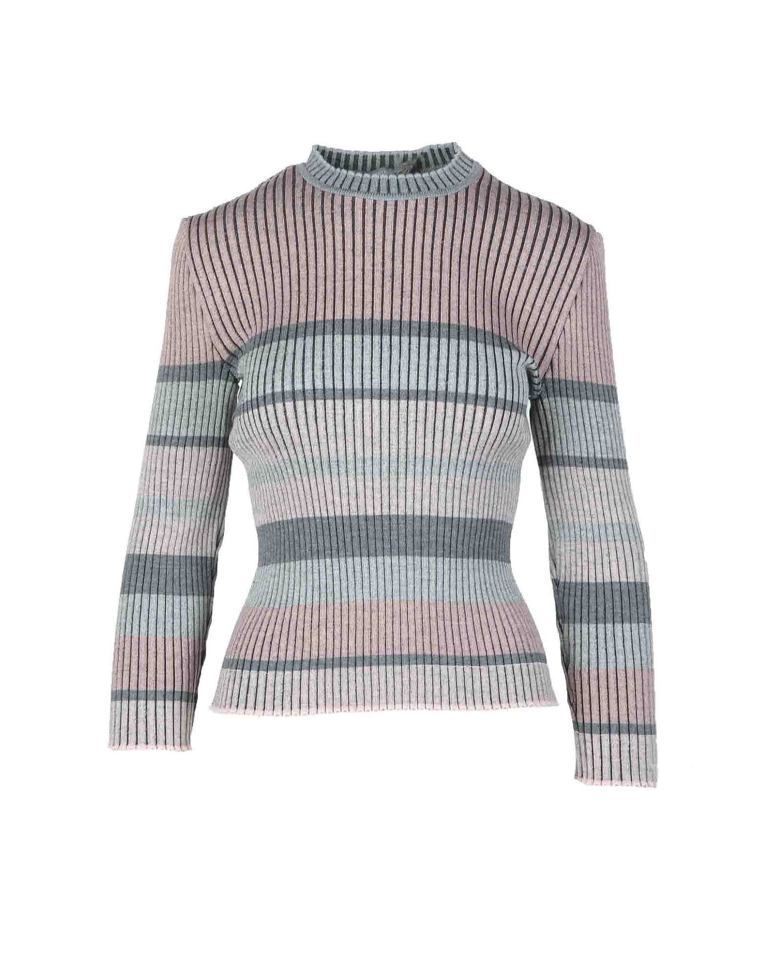 Alberta Ferretti Womens Pink / Gray Sweater