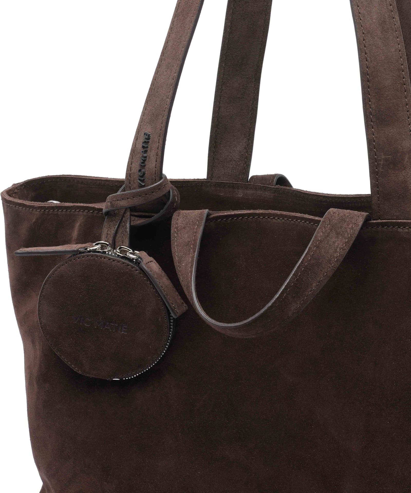 Vic Matie Heavy Shopping Bag In Brown
