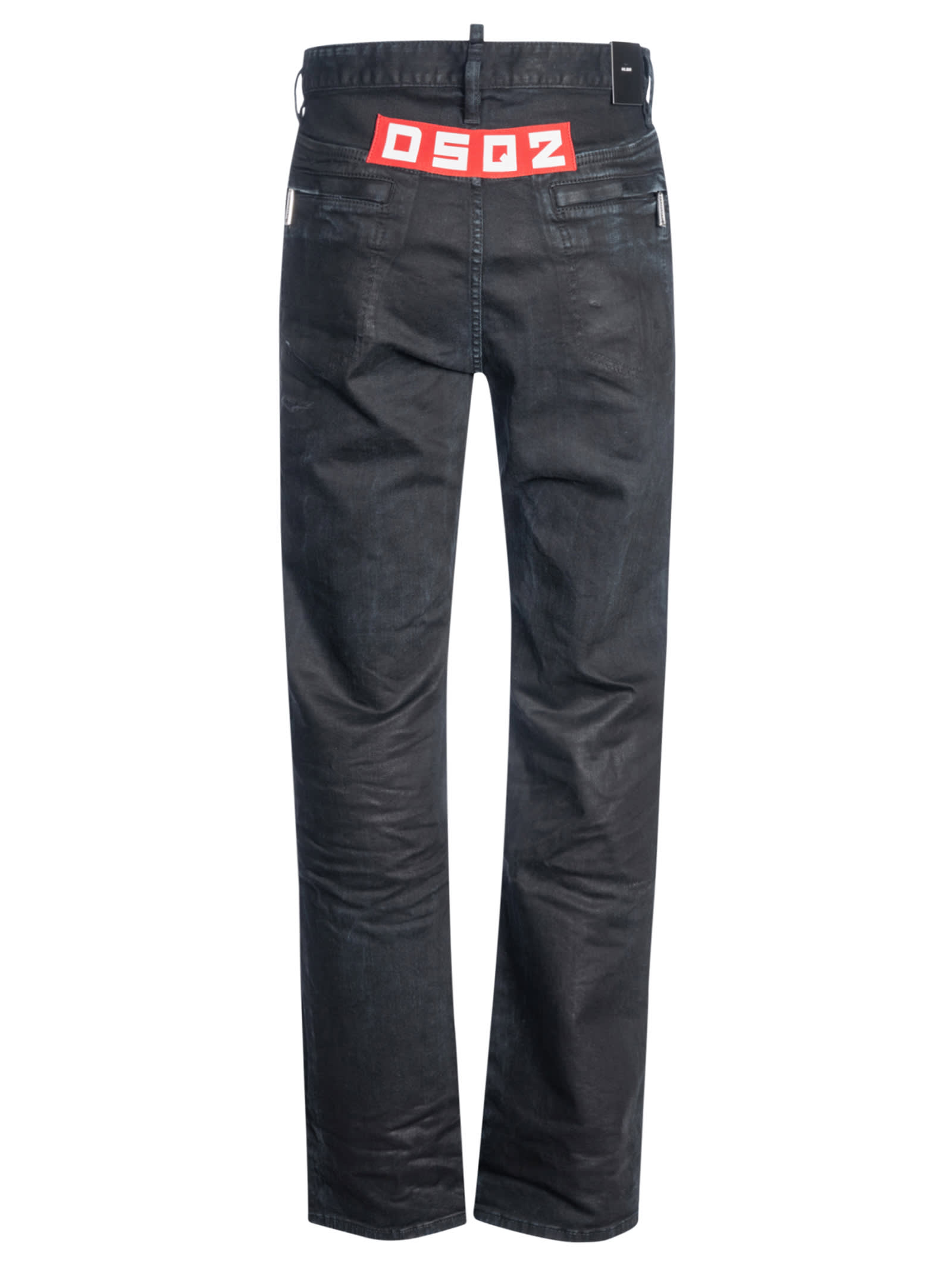 Shop Dsquared2 642 Jeans In Black