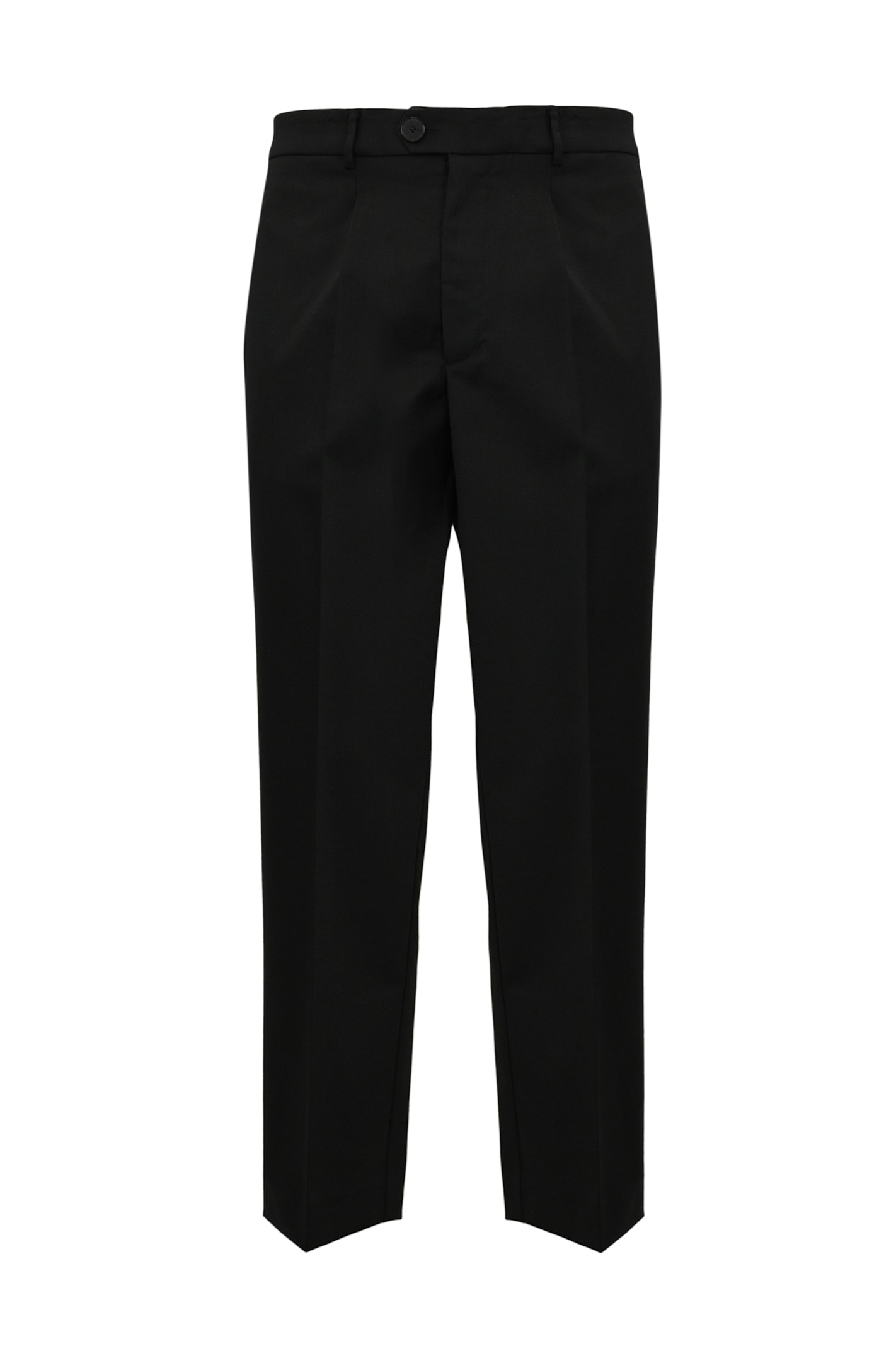 Wool Trousers With Pleats