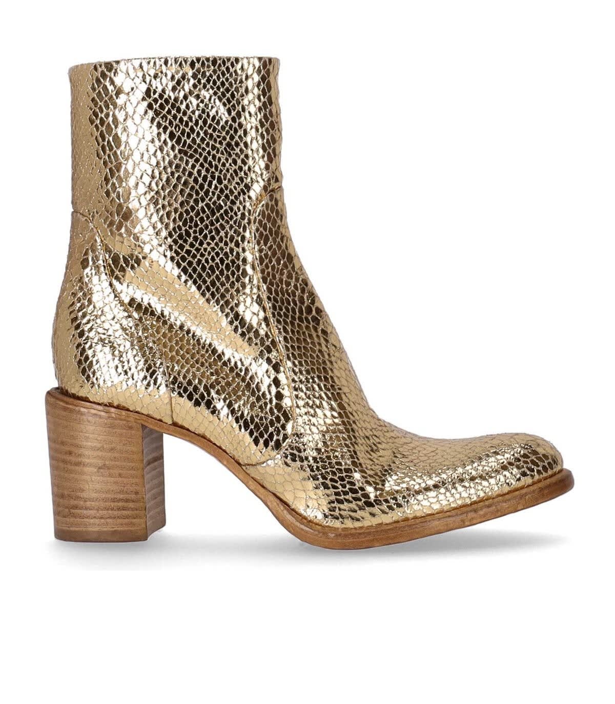 STRATEGIA STRATEGIA CANDY GOLD ANKLE BOOT