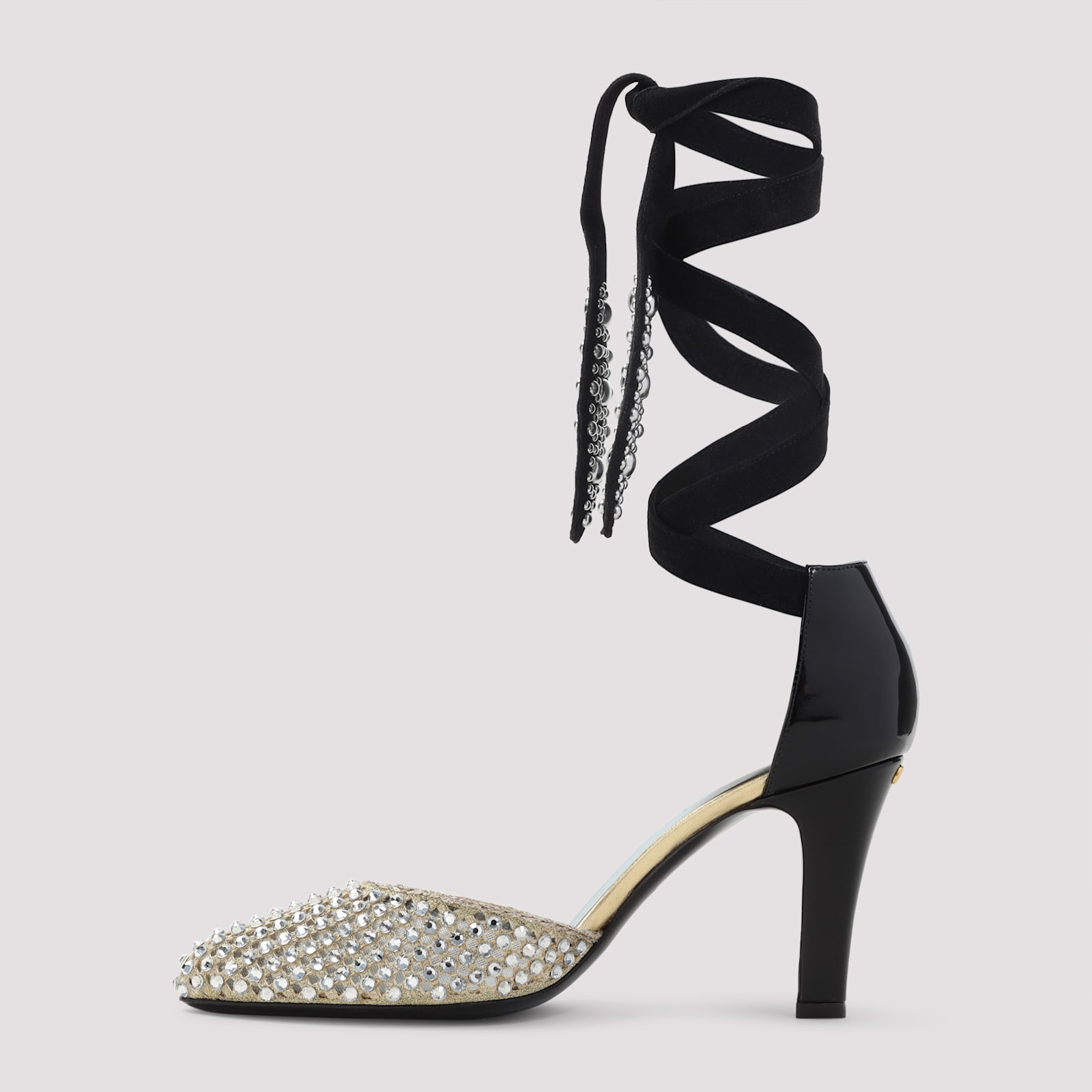 Valentino Garavani Ankle Strap Foliage Pumps