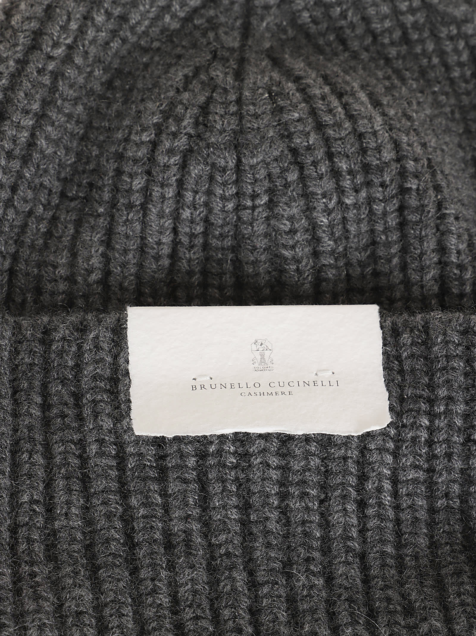 Shop Brunello Cucinelli Cashmere Hat In Piombo