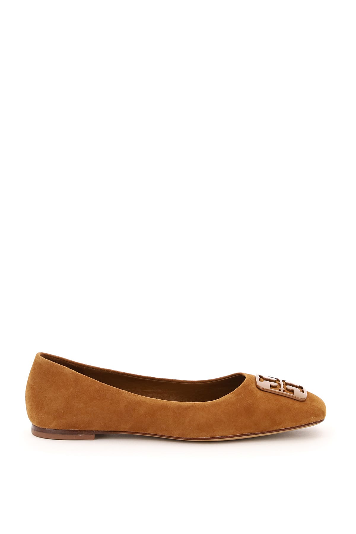 Buy Tory Burch Georgia Suede Ballet Flats online, shop Tory Burch shoes with free shipping