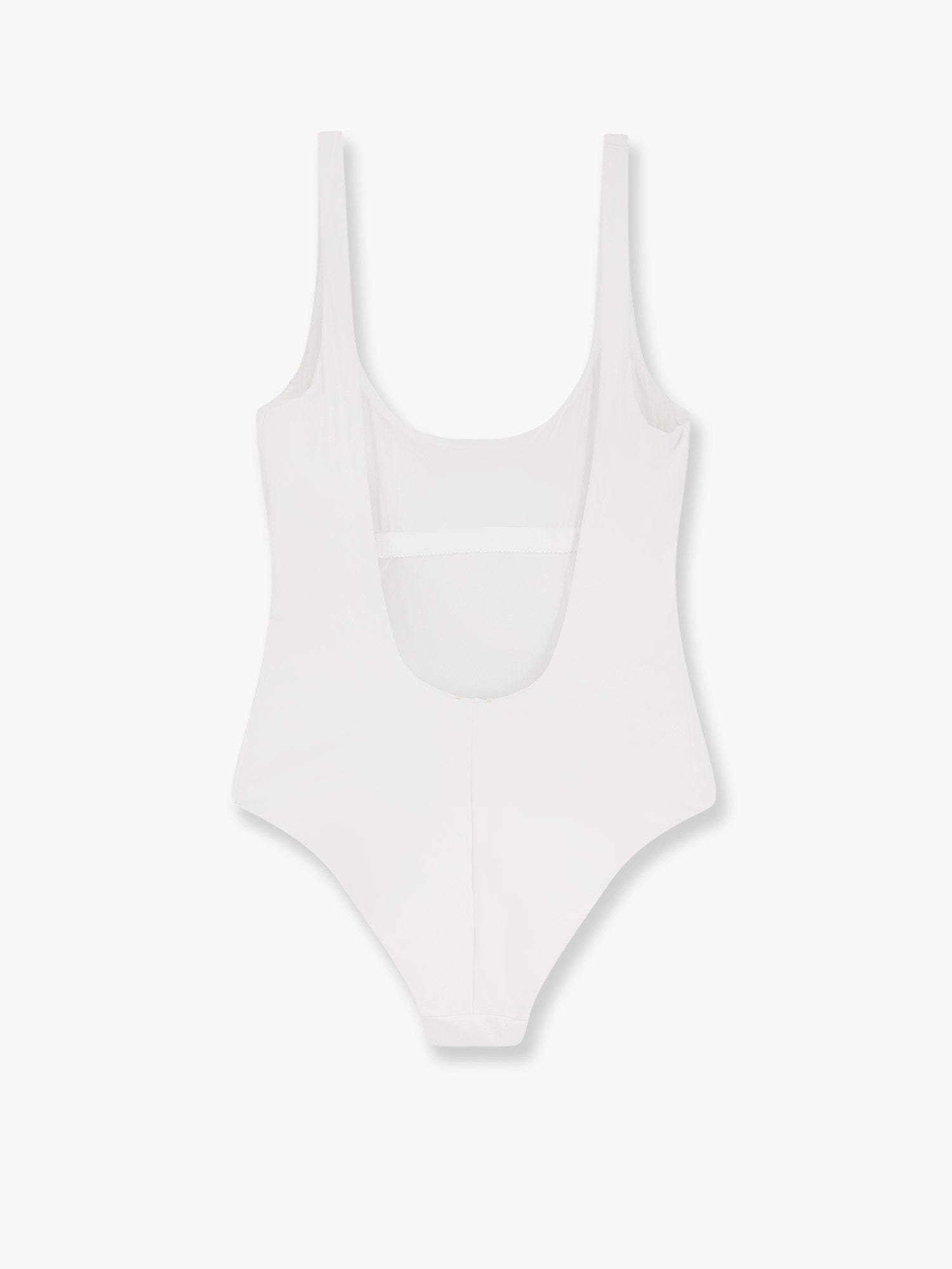 Tory Burch Nylon One Piece Swimsuit In White
