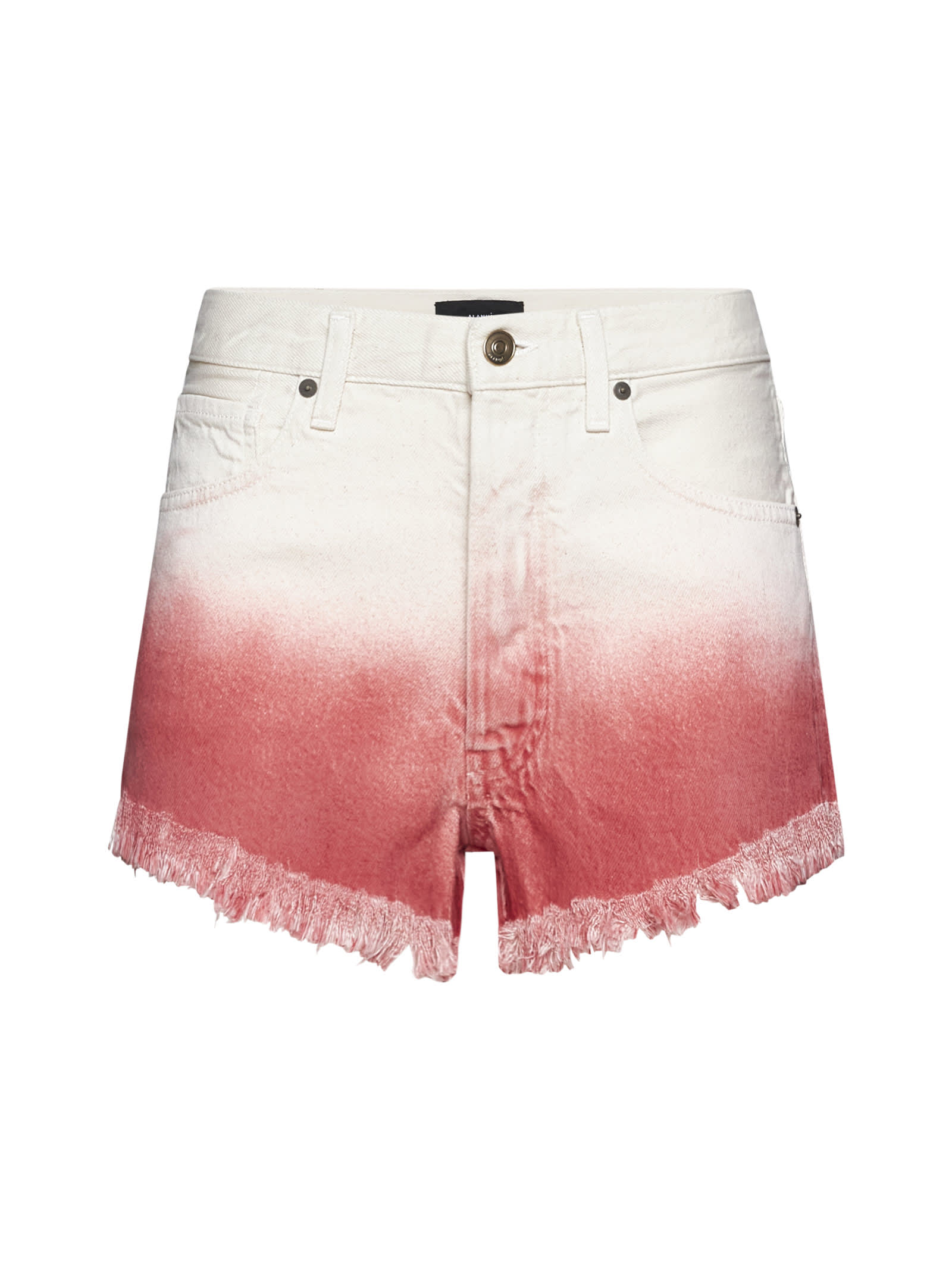 Shop Alanui Short In Red