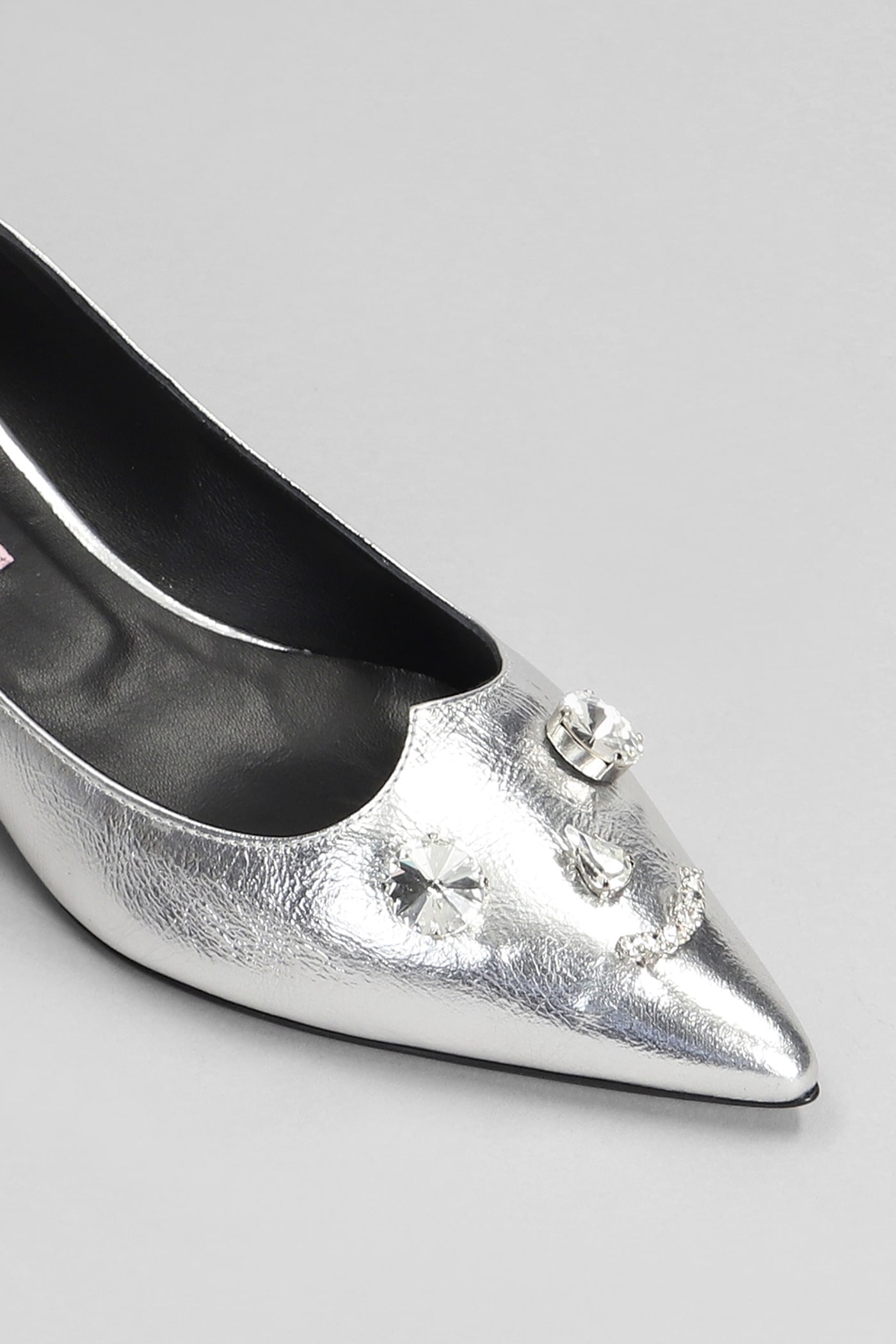 Shop Marc Ellis Pumps In Silver Leather