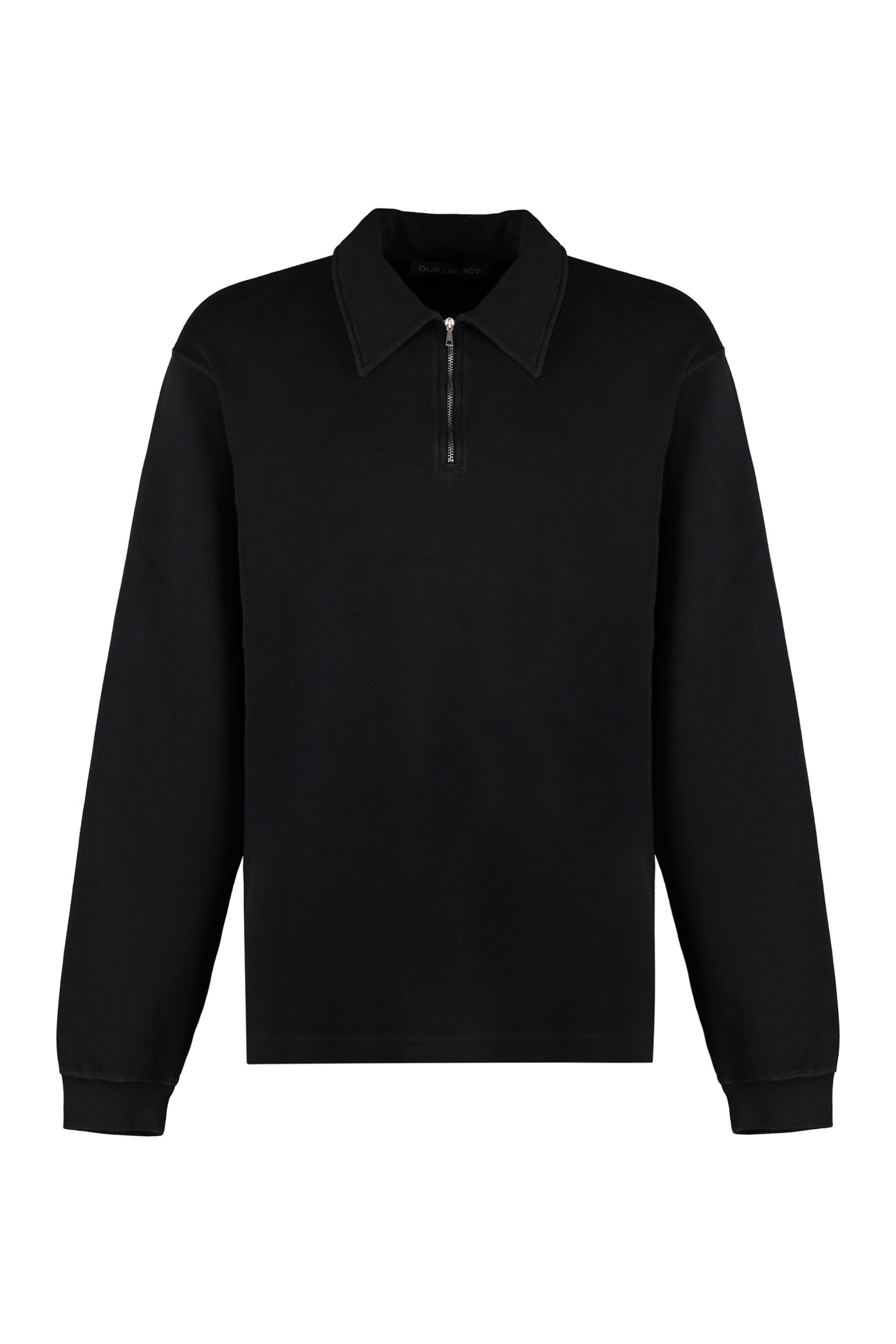 Shop Our Legacy Cotton Sweatshirt In Black