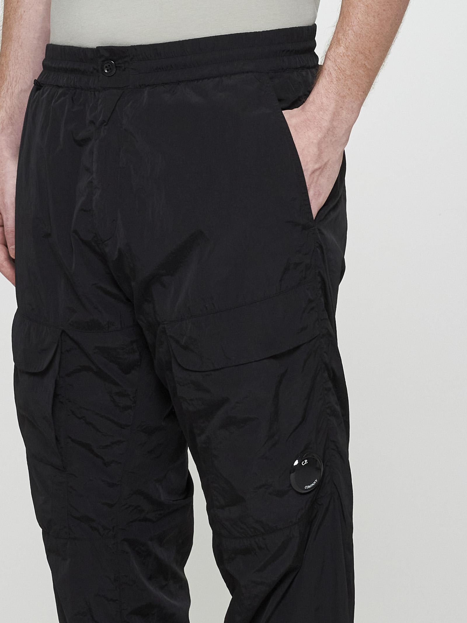 Shop C.p. Company Chrome-r Cargo Trousers In Nero