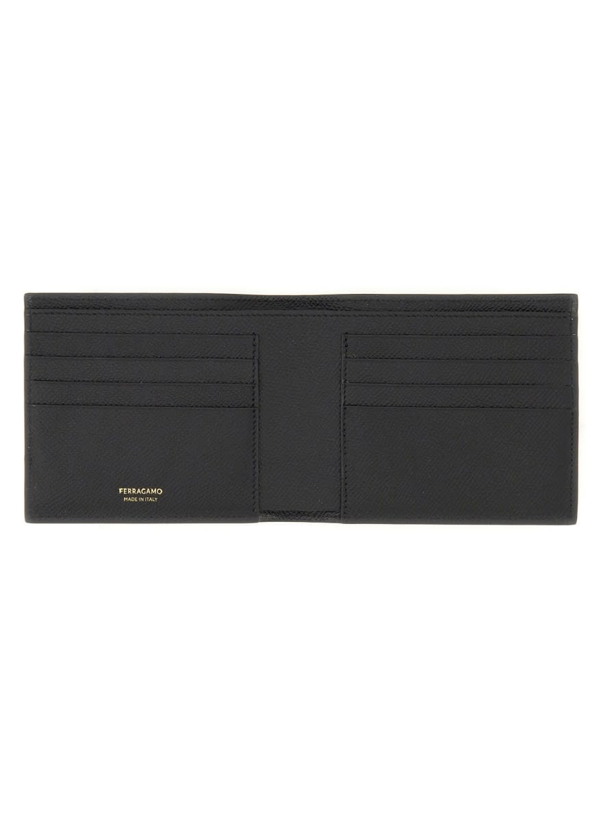 Shop Ferragamo Hooks Wallet In Black