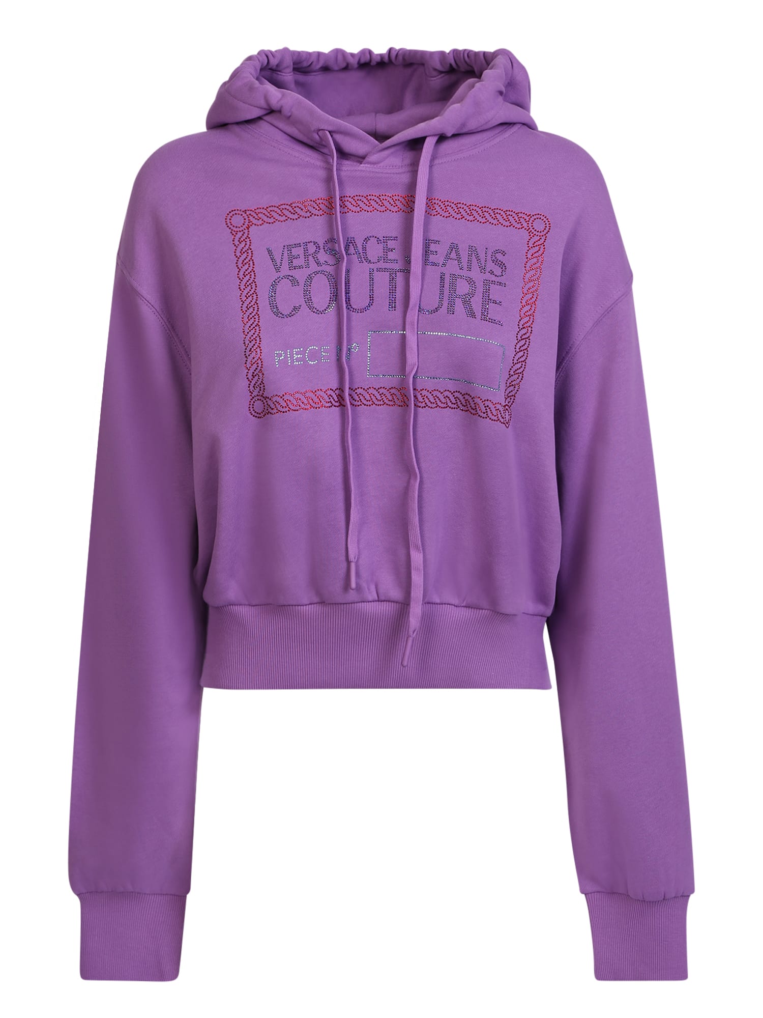 Versace Jeans Couture Hooded Sweatshirt Purple