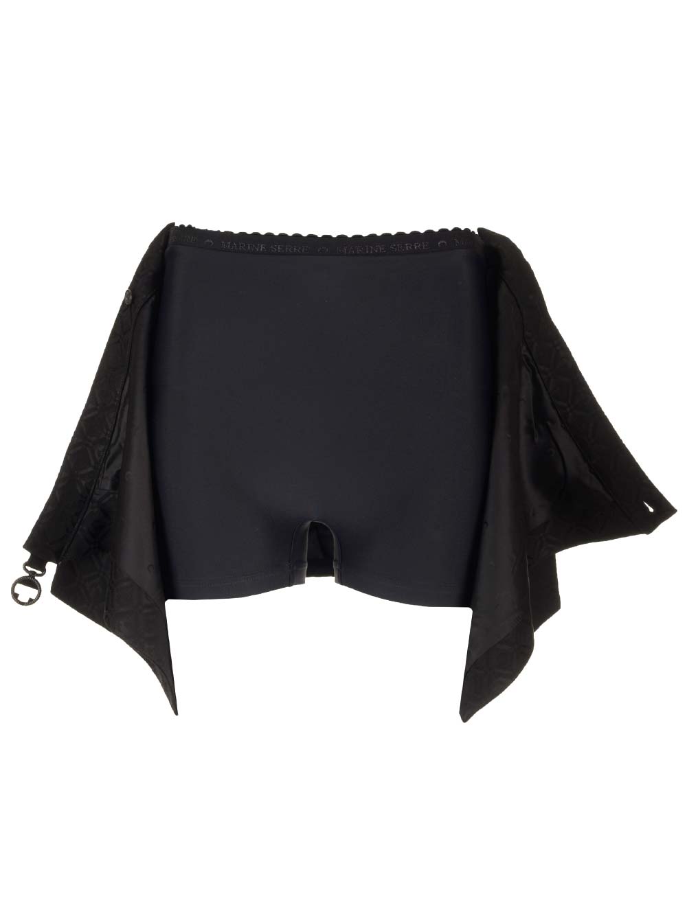 Shop Marine Serre Moon Diamant Skirt In Black