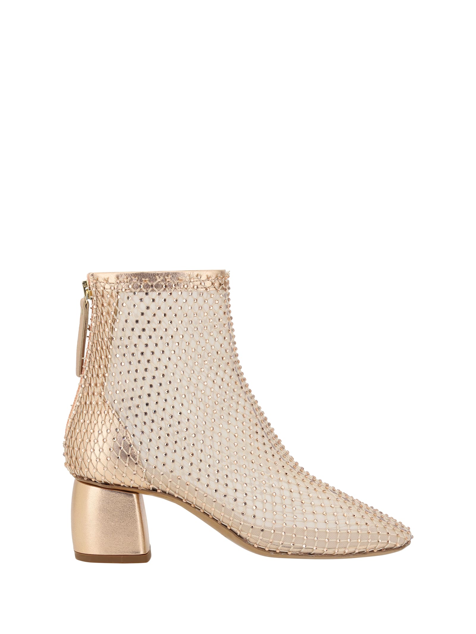 Forte_Forte Strass Mesh Ankle Boots