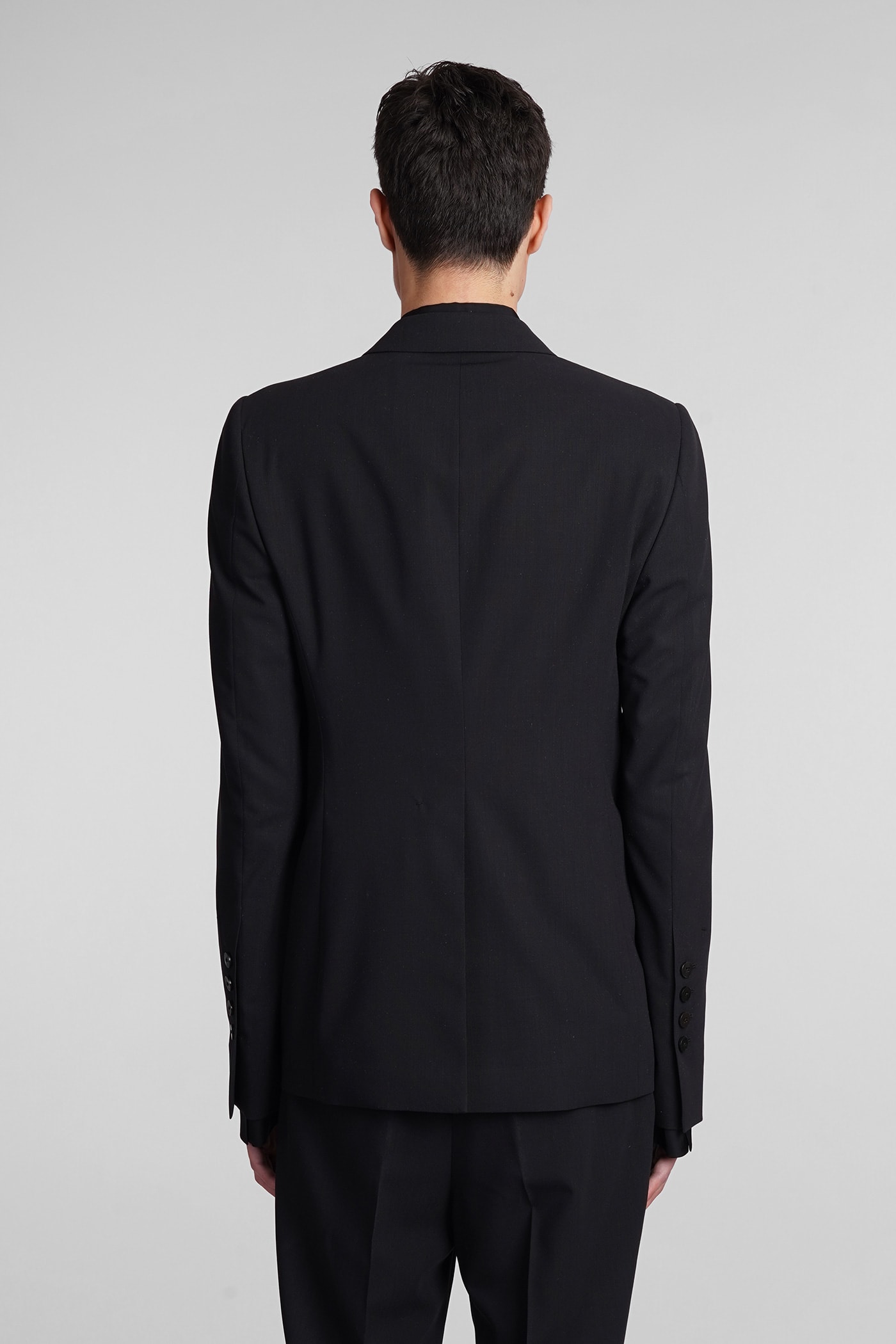 Shop Sapio N4 Blazer In Black Wool