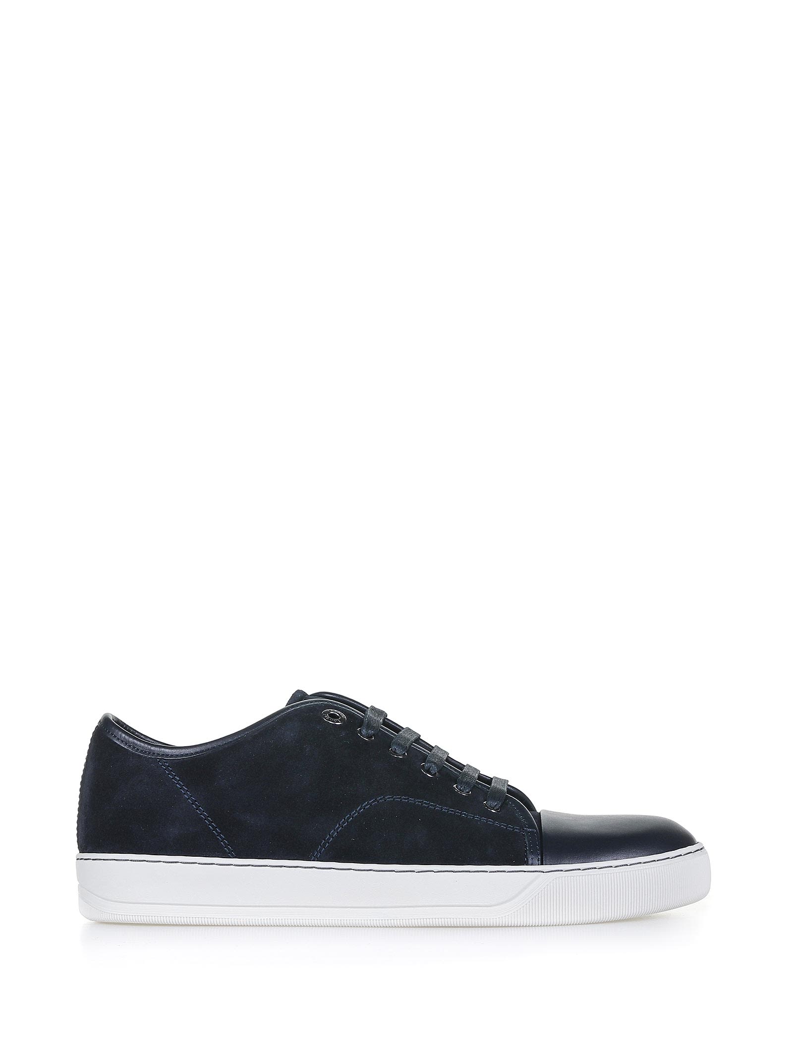 Shop Lanvin Sneakers In Navy Blue