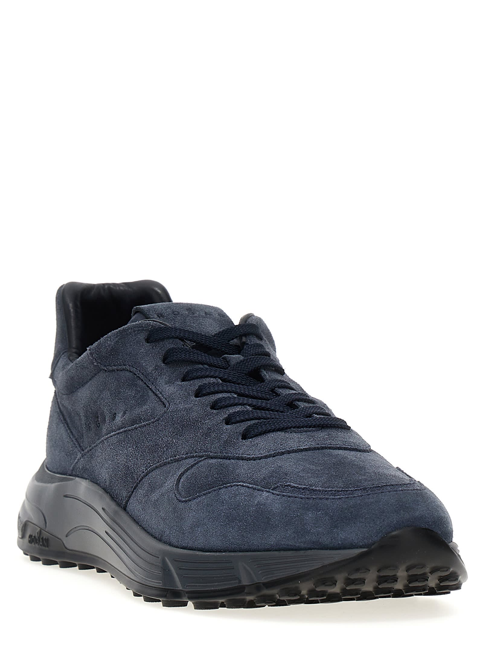 Shop Hogan Hyperlight Sneakers In Blu Tuareg