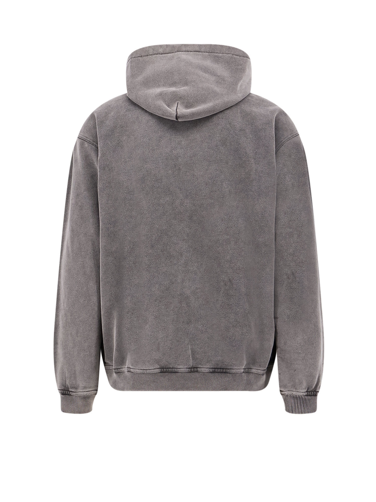 Represent Hooded Cotton Sweatshirt Kangaroo Pocket In Purple
