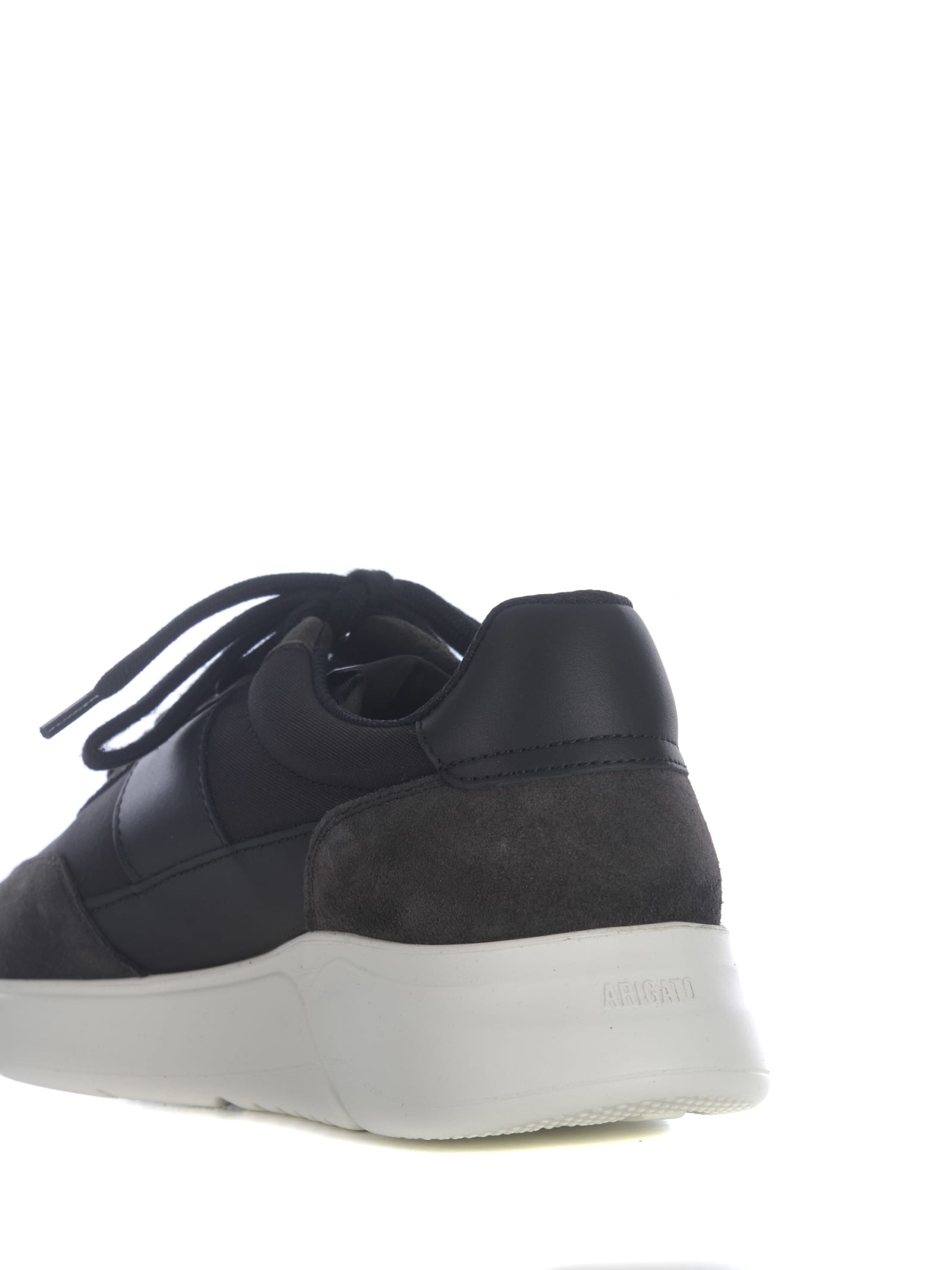 Shop Axel Arigato Sneakers  Genesis Vintage In Leather In Nero