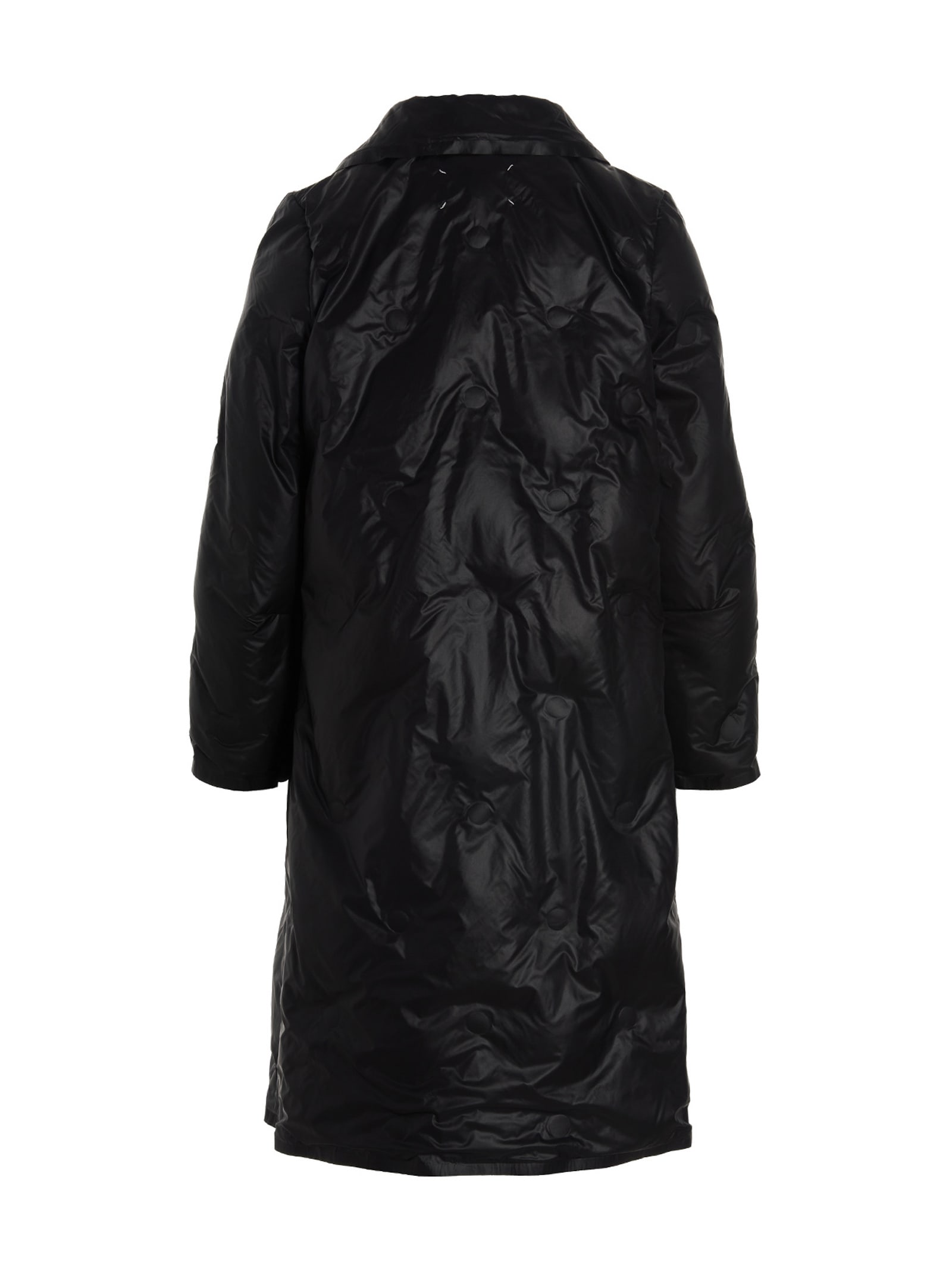 Shop Maison Margiela Padded Coat In Black
