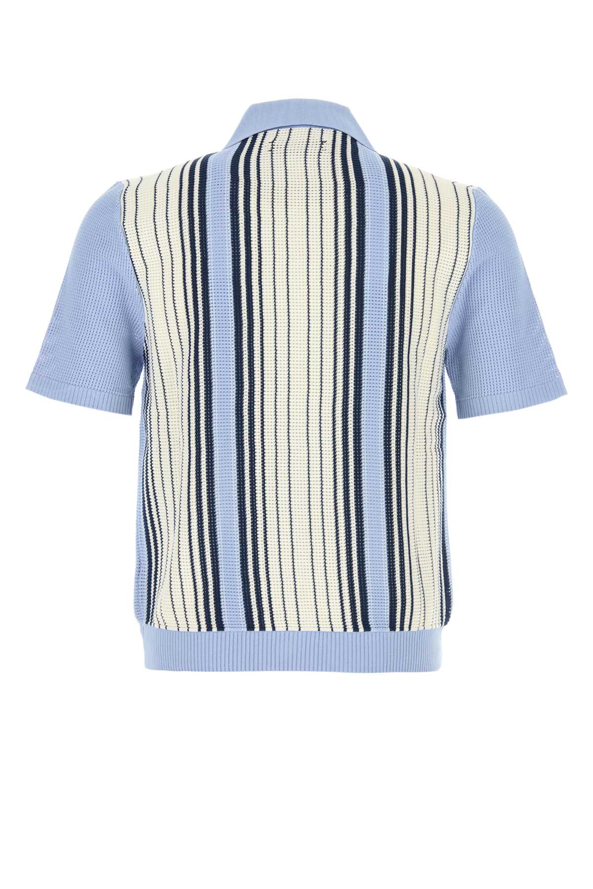 Amiri Script Stripe Viscose Shirt In Black