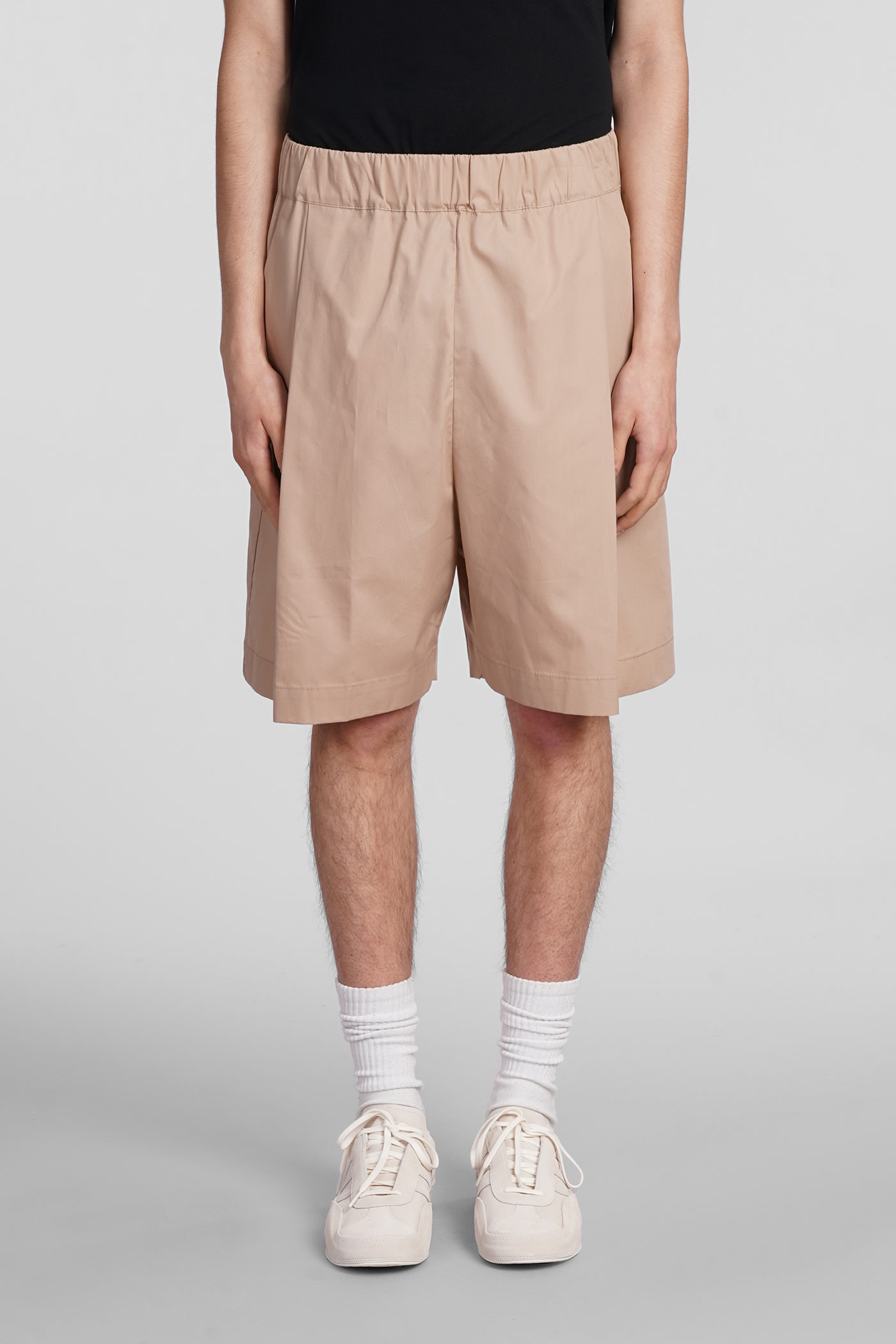Shorts In Camel Cotton