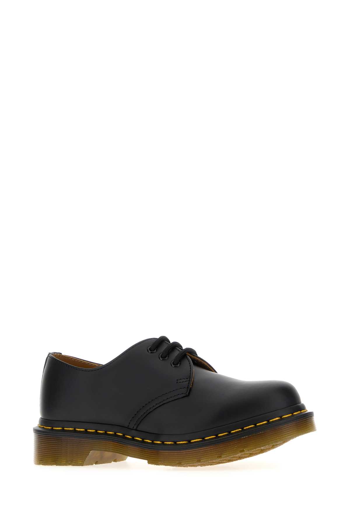 Dr. Martens' Black Leather Lace-up Shoes In Black